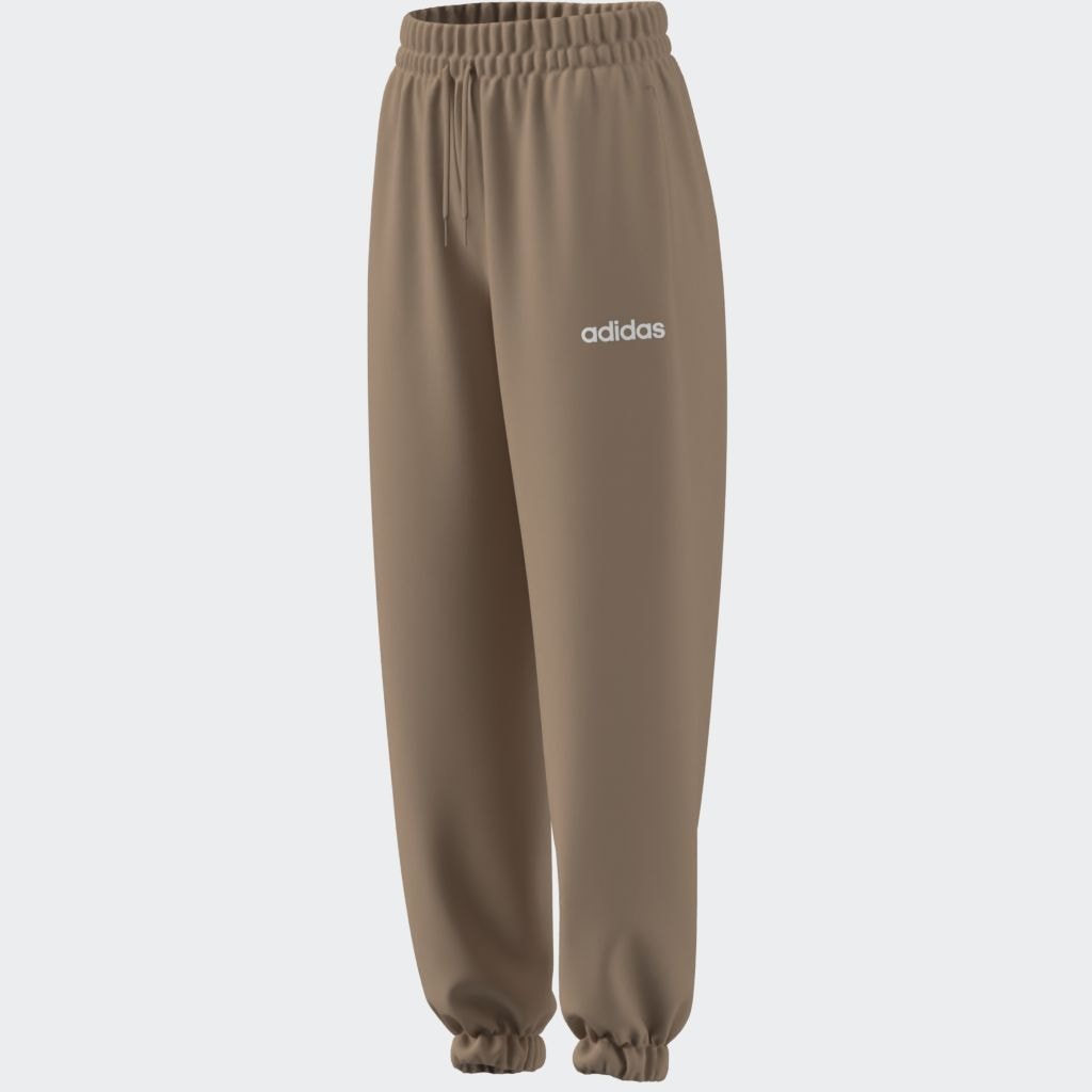 adidas Sportswear Sporthose »W LIN FT CF PT«, (1 tlg.), Locker geschnitten, hoher Bund, aus weichem French Terry