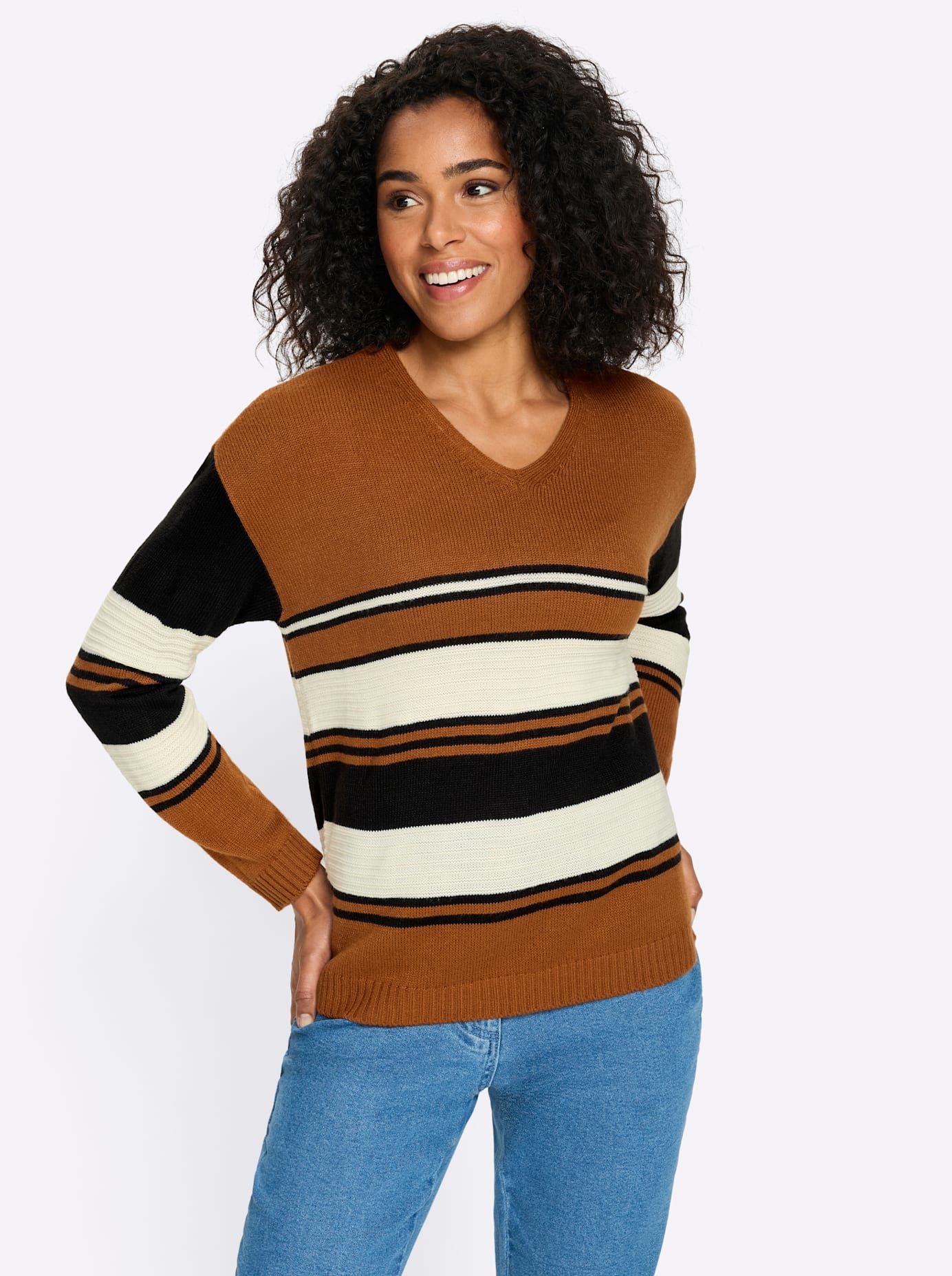 Classic Basics Pull en tricot »Langarm-Pullover«