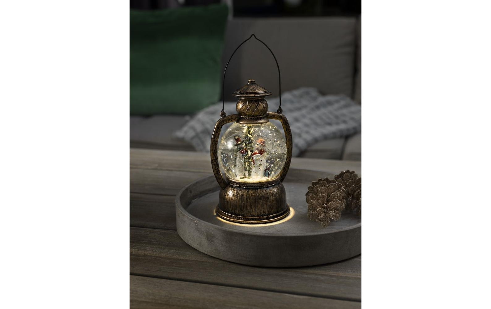 KONSTSMIDE LED Laterne »Schneemannfamilie, Höhe: 20 cm« Warmweiss