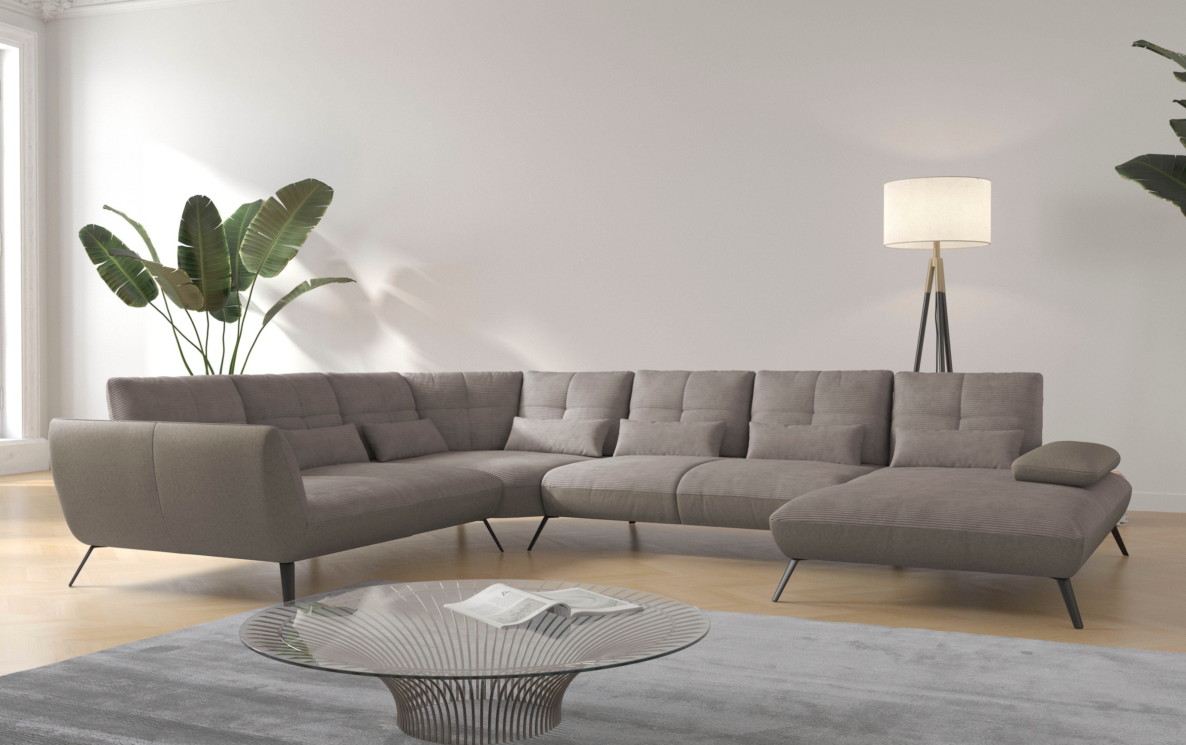 Image of GOODproduct Wohnlandschaft "Mikado U-Form" inkl. Sitztiefenverstellung und Armteilverstellung