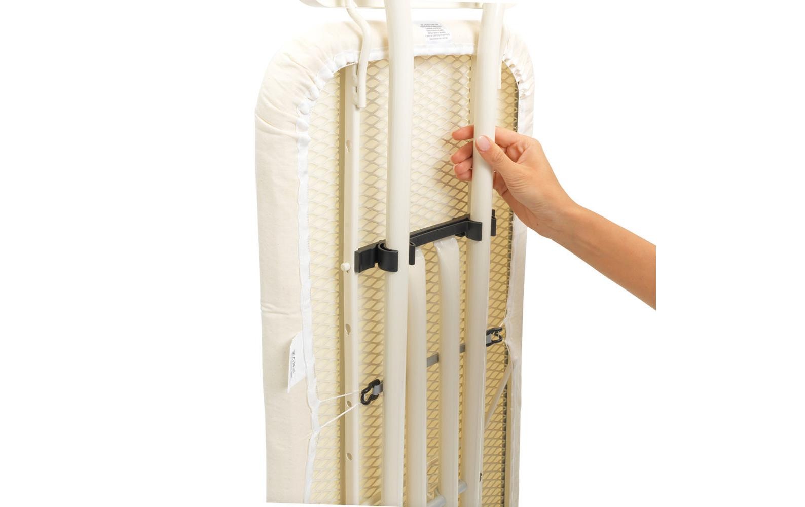Brabantia Bügelbrett »Fading Lines mit Dampfstationsablage«, Bügelfläche 38 cmx124 cm
