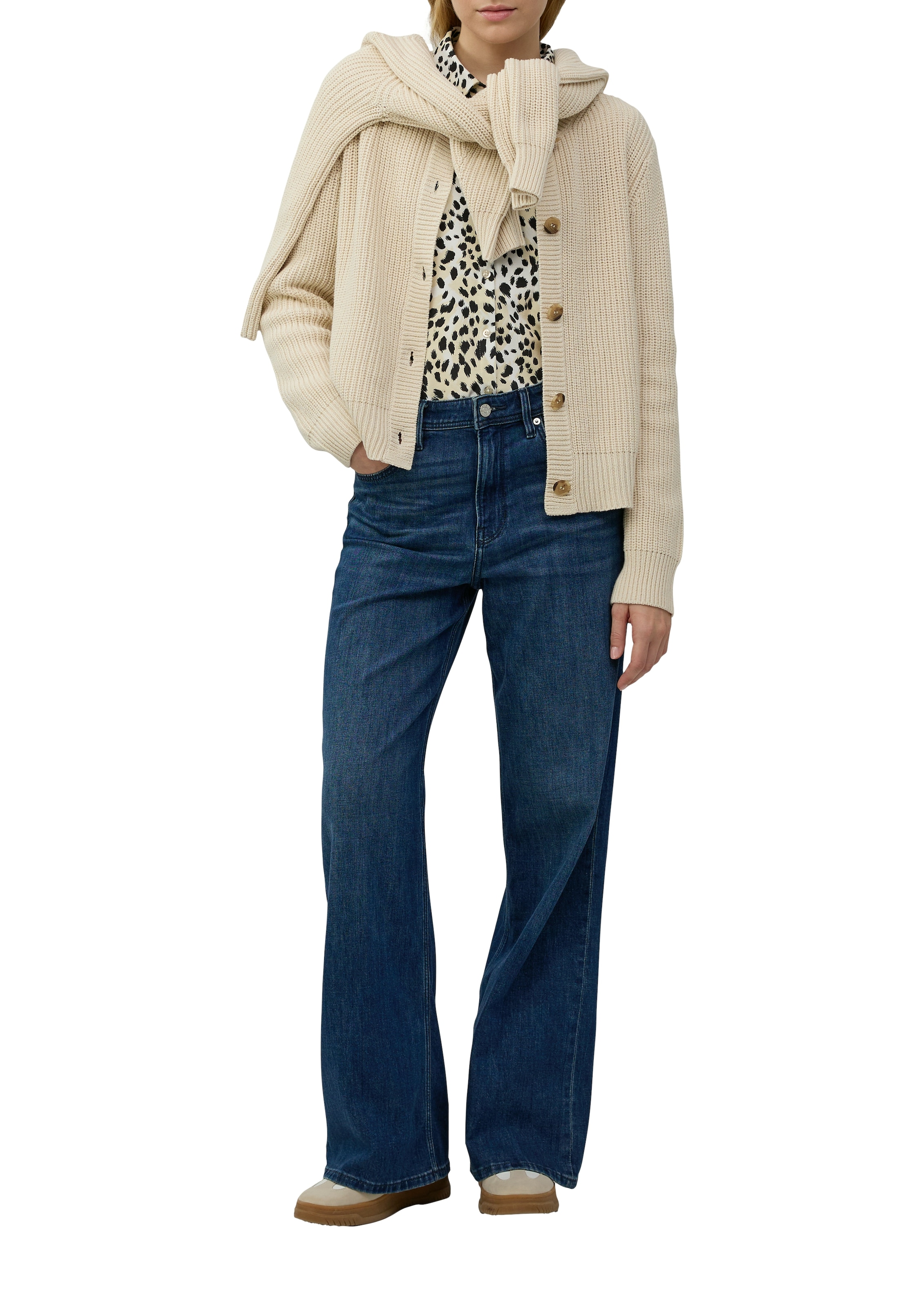 s.Oliver Veste en tricot mit Struktur