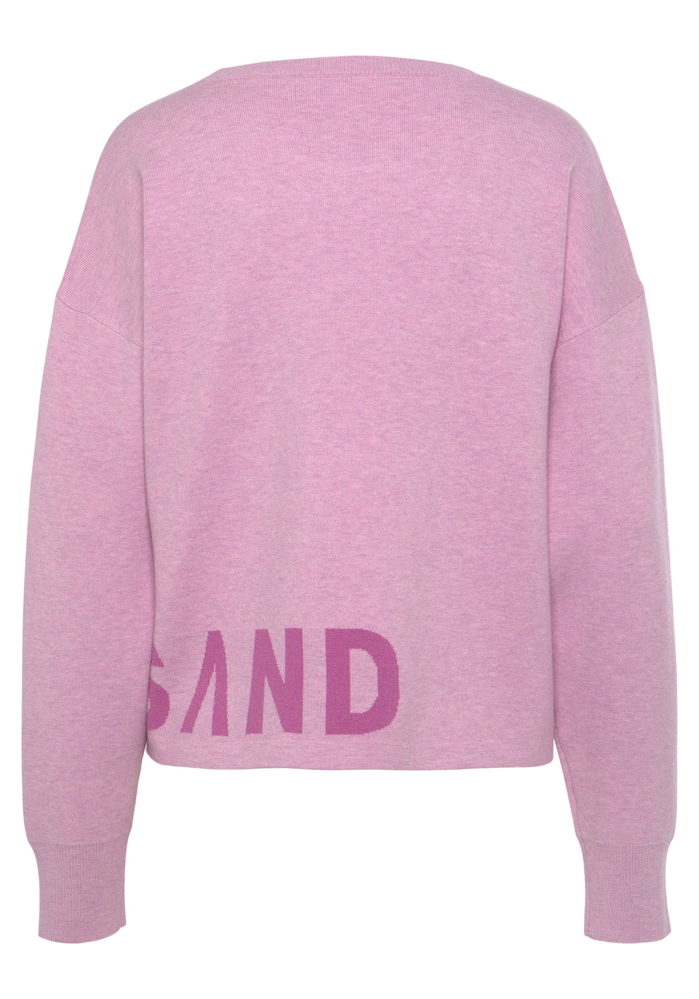 Elbsand Strickpullover »/ Loungeshirt«, aus hochwertigem Strick mit eingestricktem Logo, Loungewear