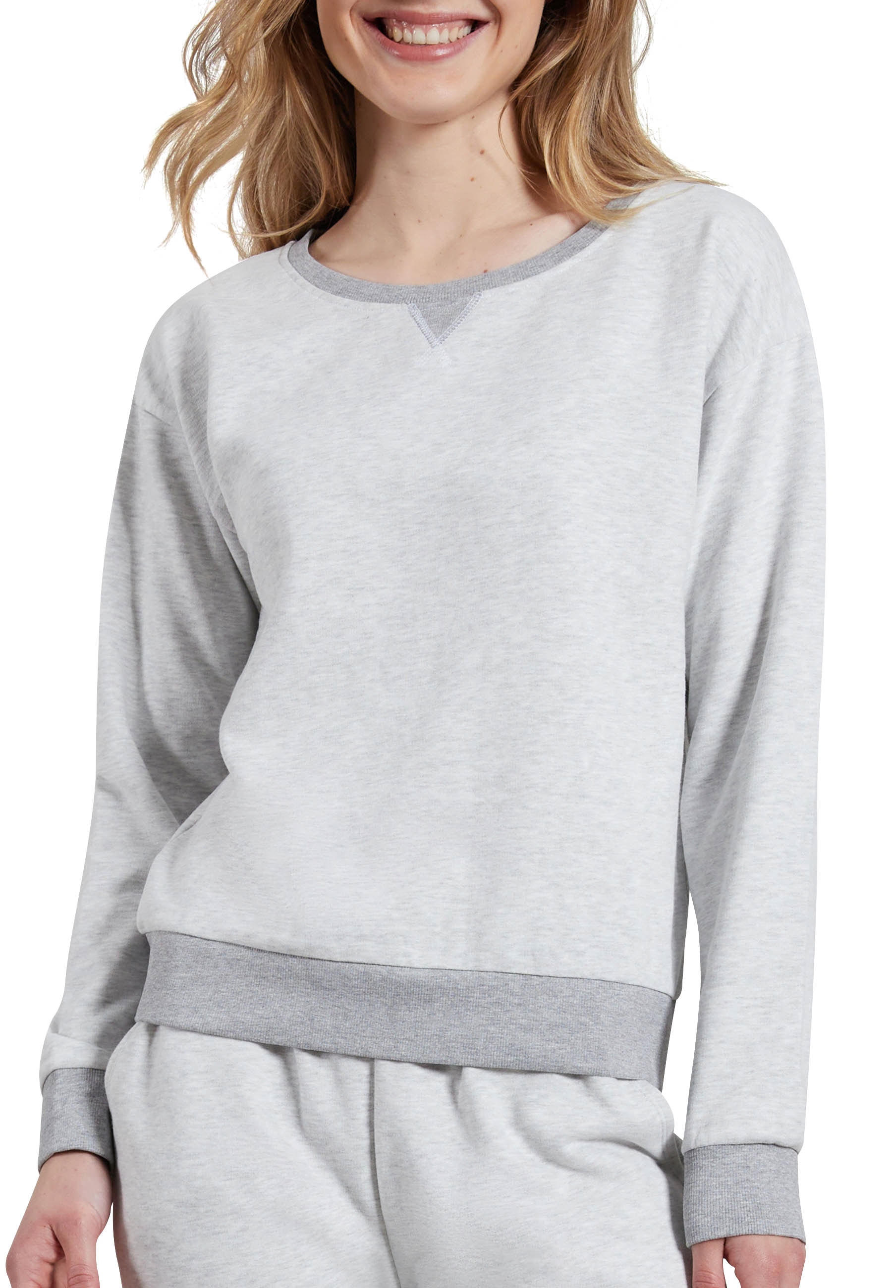 Image of TOM TAILOR Sweatshirt "Manila", bequem, leicht, weich, Baumwollmix, Langarm, Rundhalsausschnitt