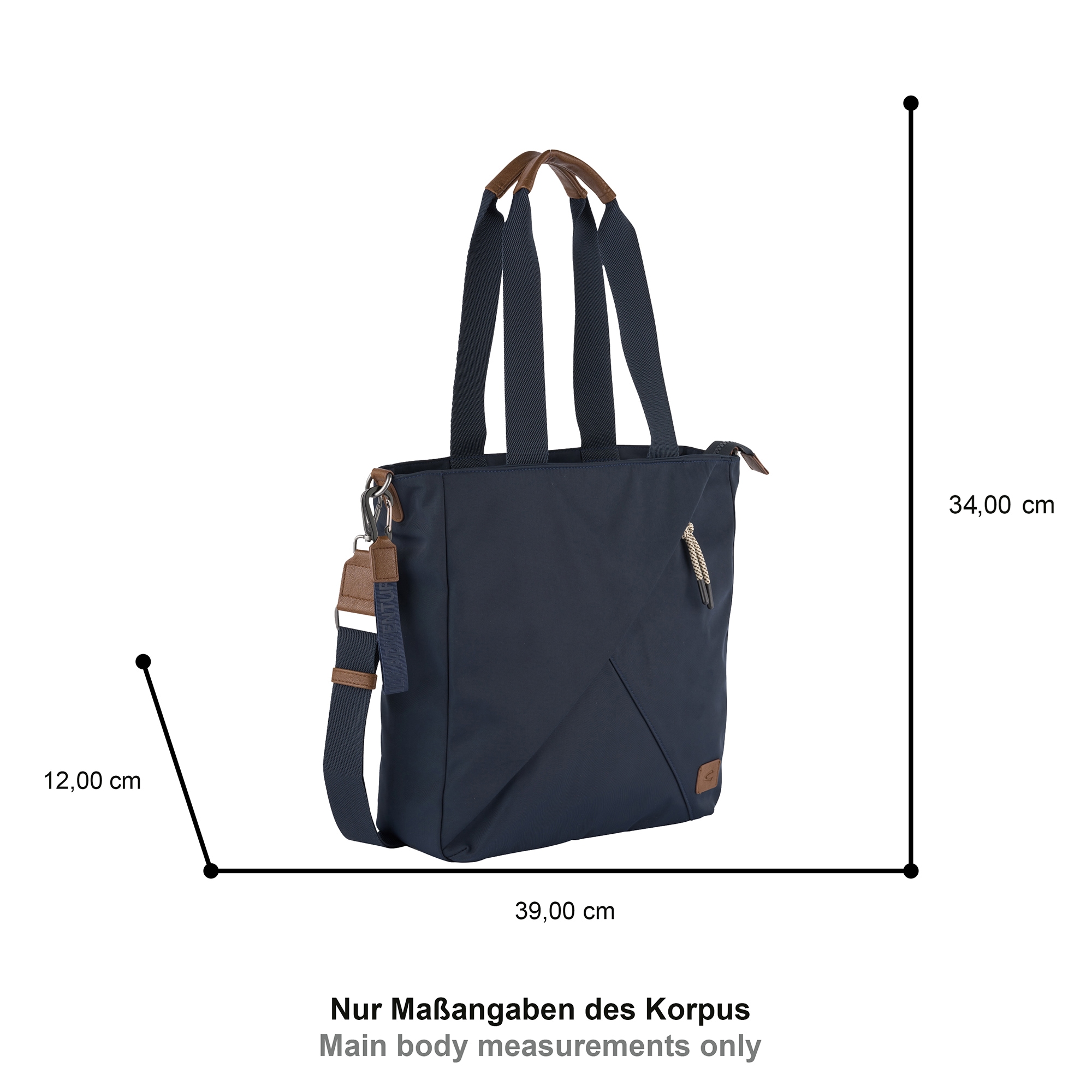 camel active Shopper »Aurum« aus recyceltem Polyester in Nylonstruktur, leicht & mit feinen Details