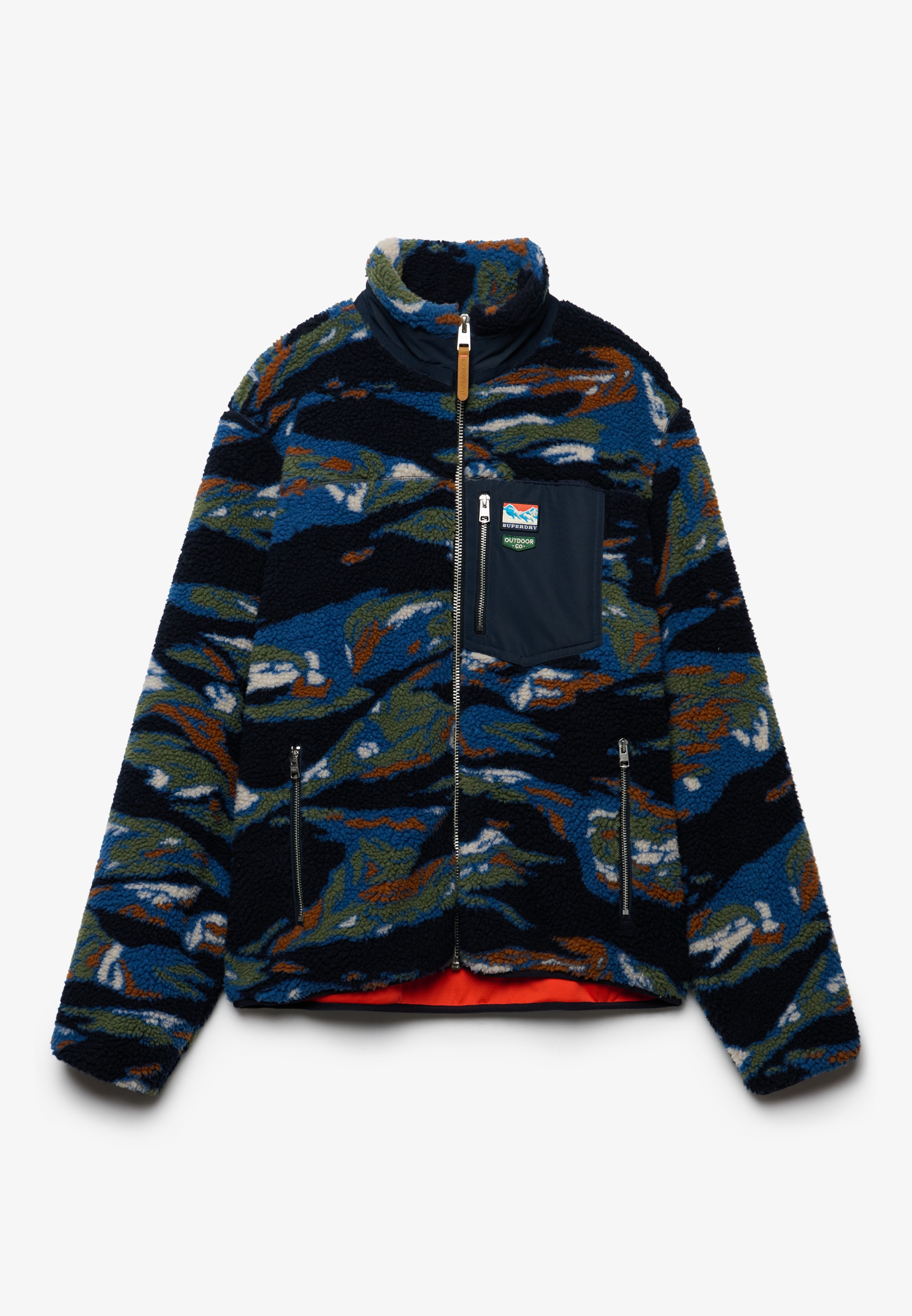 Superdry Veste sweat »TERRAIN FLEECE ZIP THRU« fibre synthétique, coupe décontractée