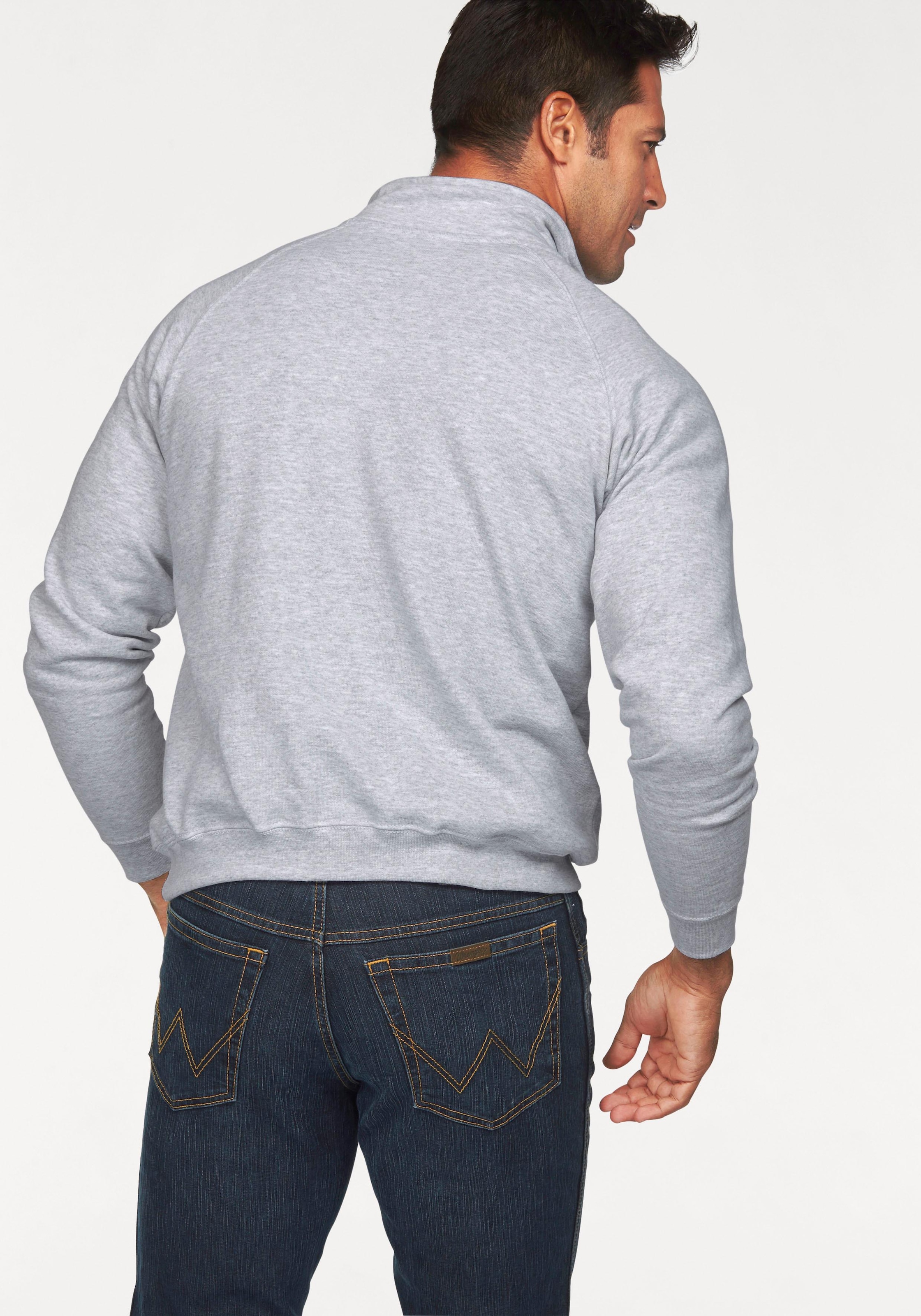 Fruit of the Loom Sweatshirt, mit Reissverschluss