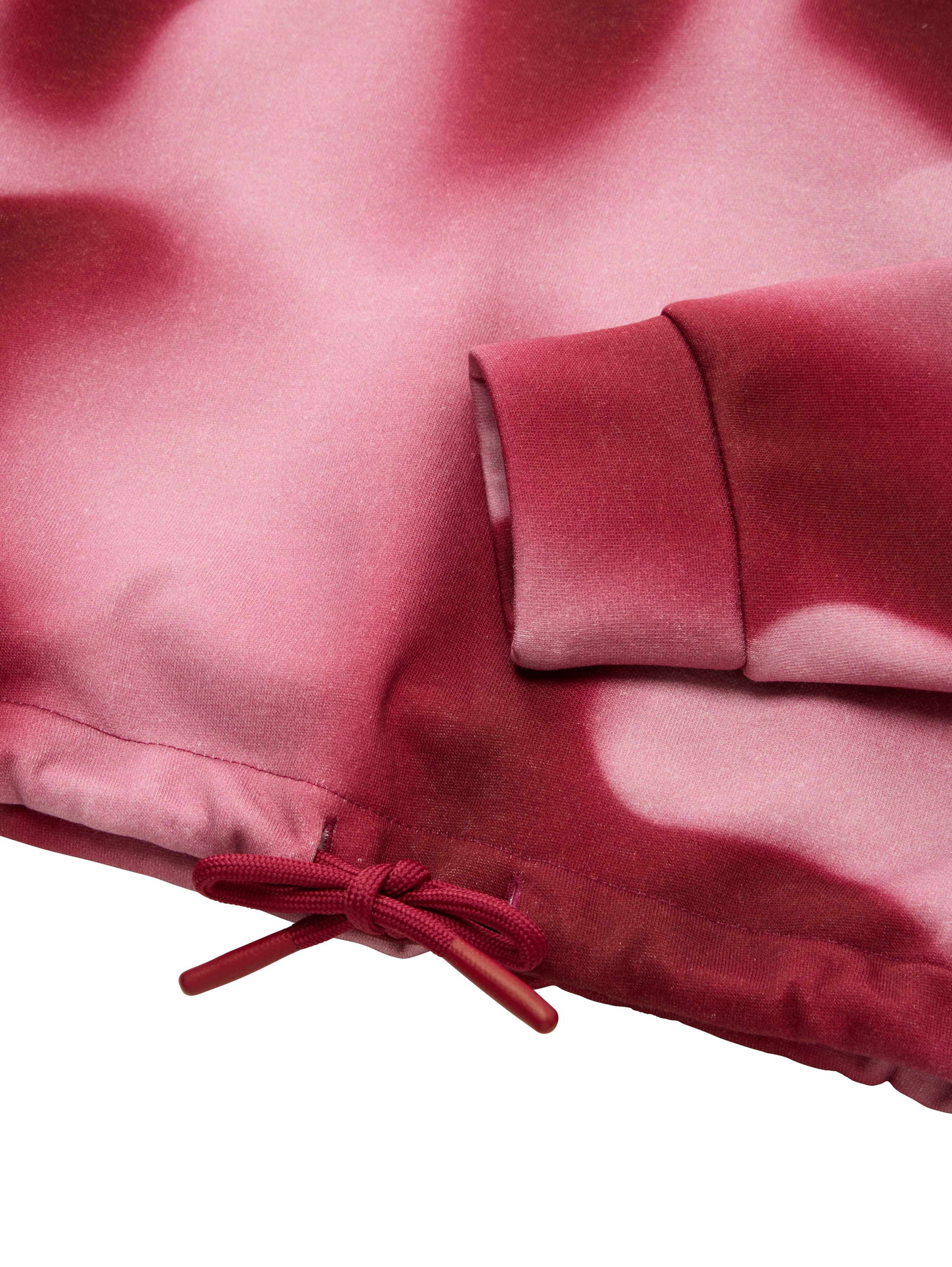 TOM TAILOR Sweat à capuche mit abstraktem Muster und Kordelzug