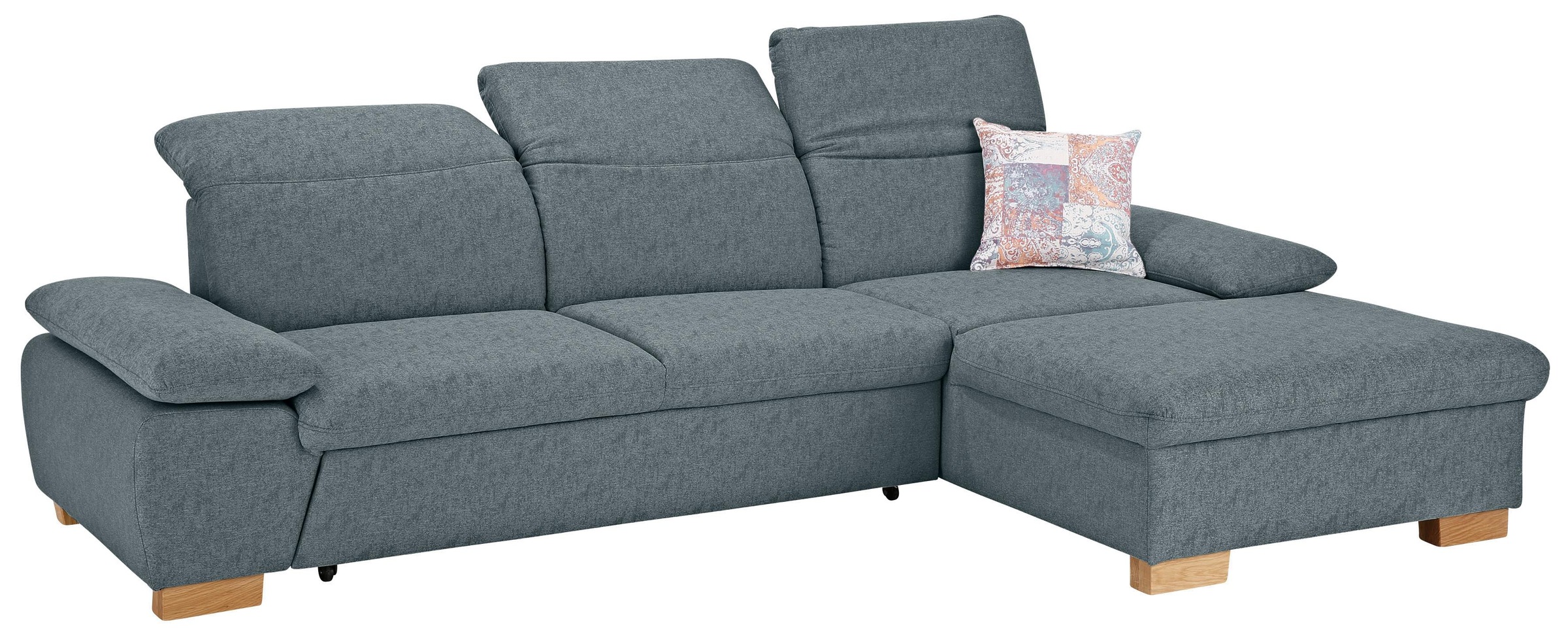 Image of Home affaire Ecksofa »Maven«, mit Recamiere, Kopfteil- und Armlehn-Verstellung, Federkern bei Ackermann Versand Schweiz