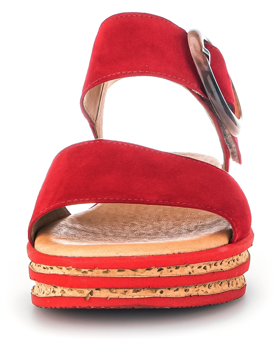 Gabor Keilsandalette, Plateau, Sommerschuh, Sandale mit trendigem Zierschnalle