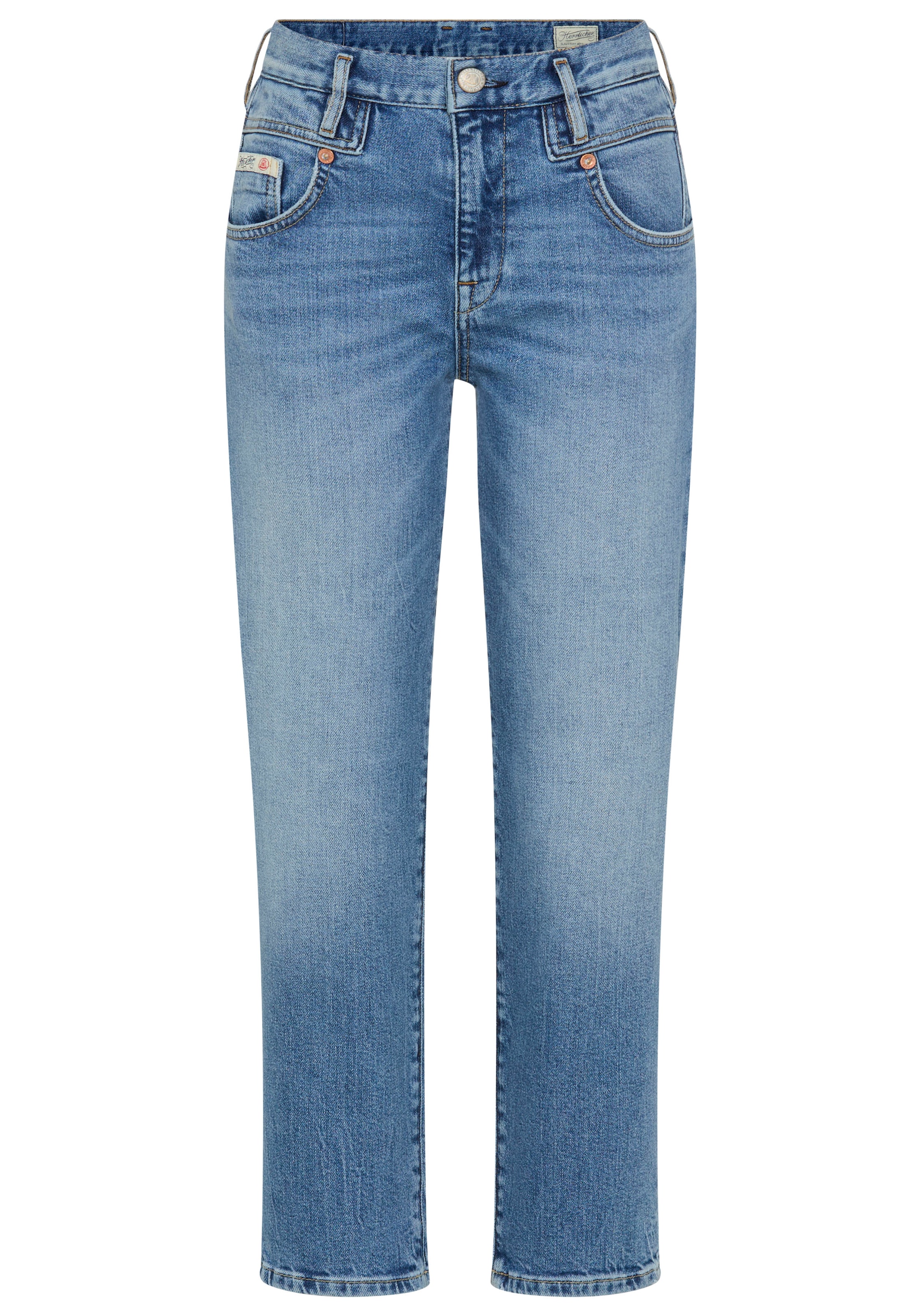 Herrlicher Jeans à 5 poches »Breezy Cropped Denim« Coupe droite
