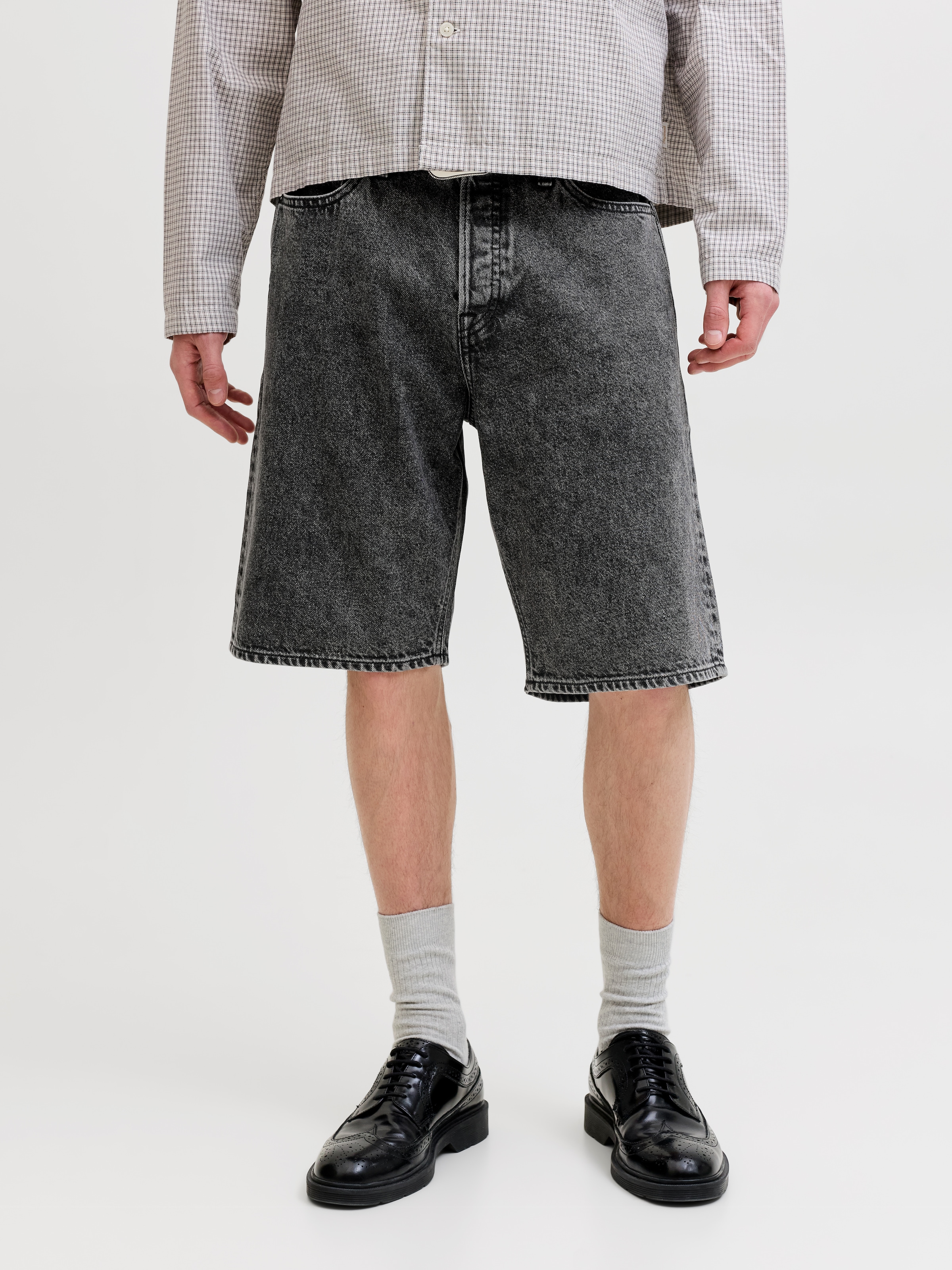 Image of Jack & Jones Jeansshorts "JJIALEX JJORIGINAL SHORTS SQ 734 ST LN" Baumwolle, baggy fit
