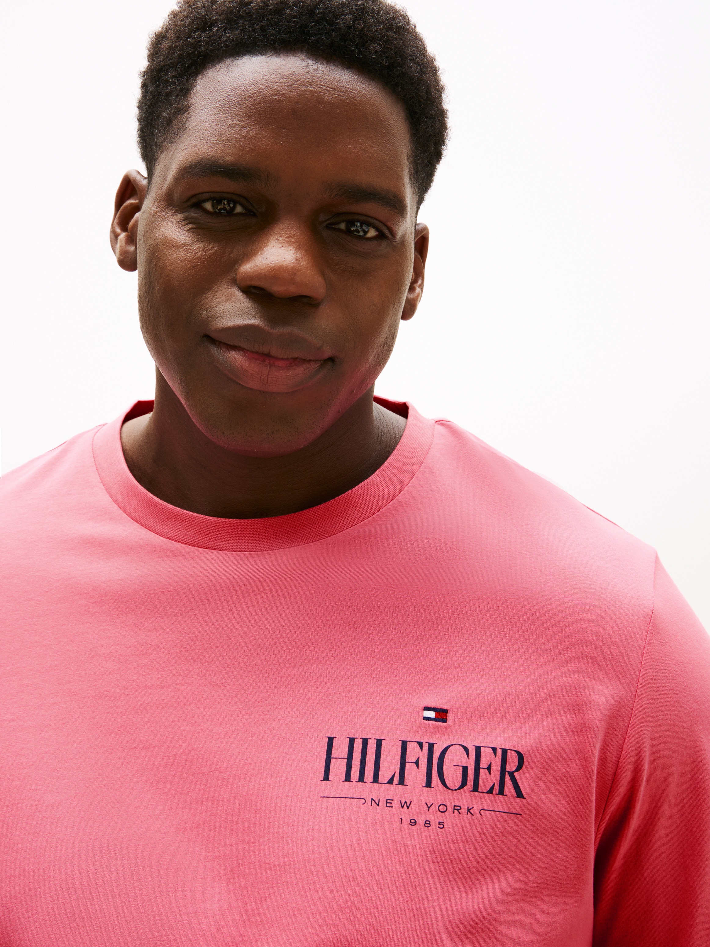Tommy Hilfiger Big & Tall T-Shirt »BT-HILFIGER STACK TEE-B«, Grosse Grössen