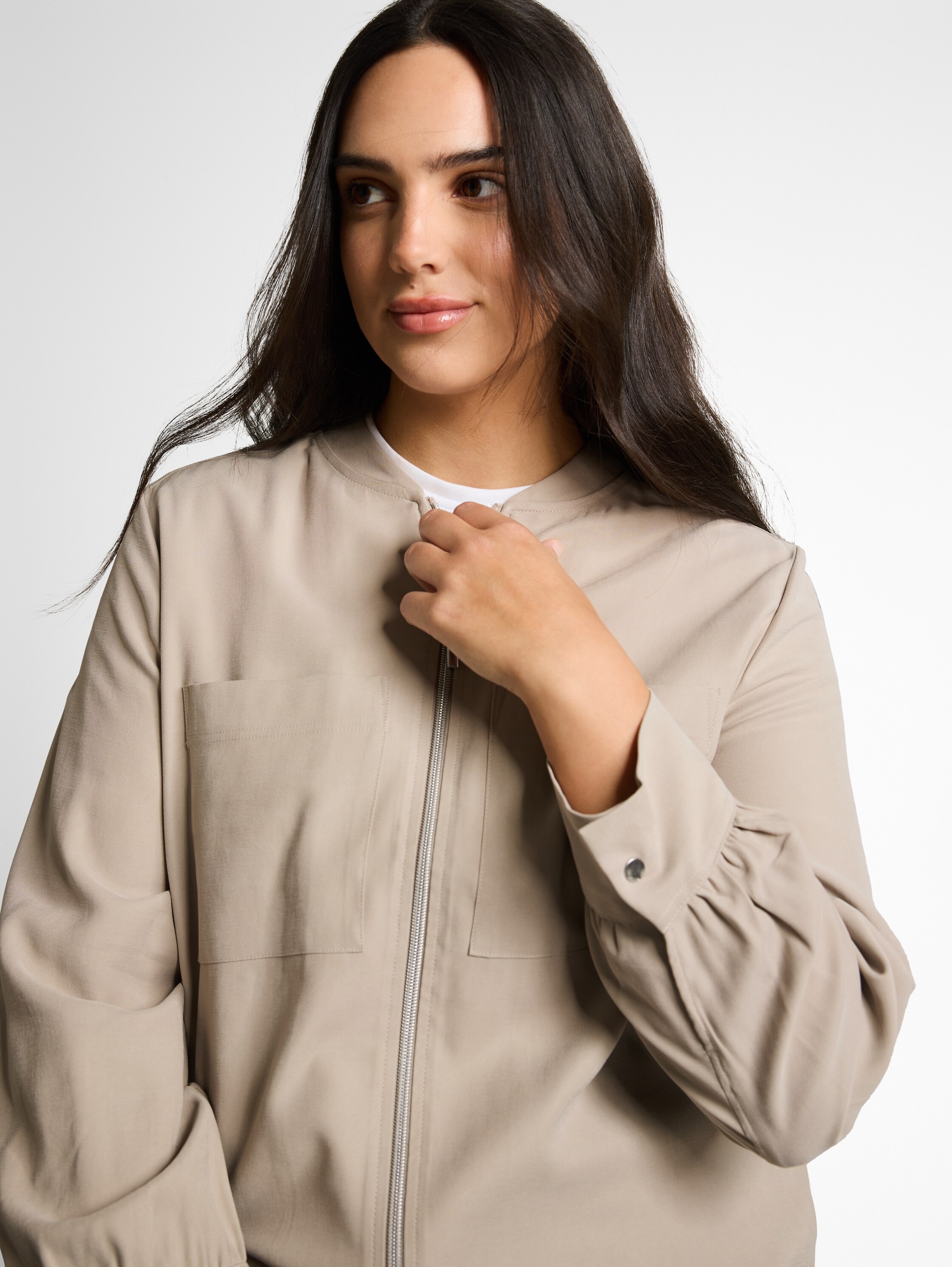 TOM TAILOR PLUS Veste blazer avec cordon de serrage