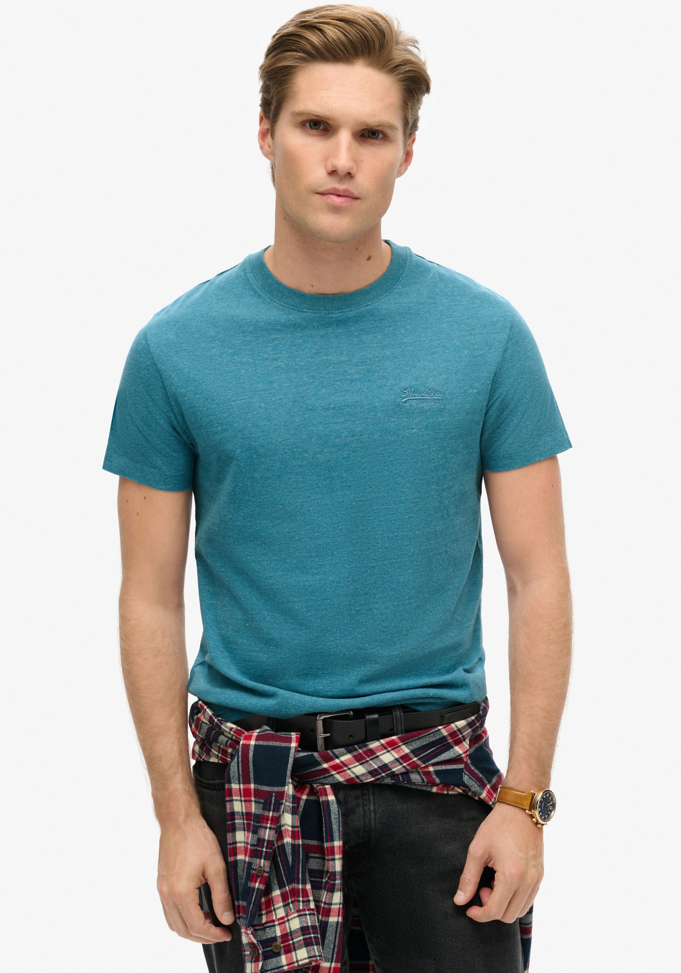 Superdry Rundhalsshirt »ESSENTIAL LOGO EMB TEE«