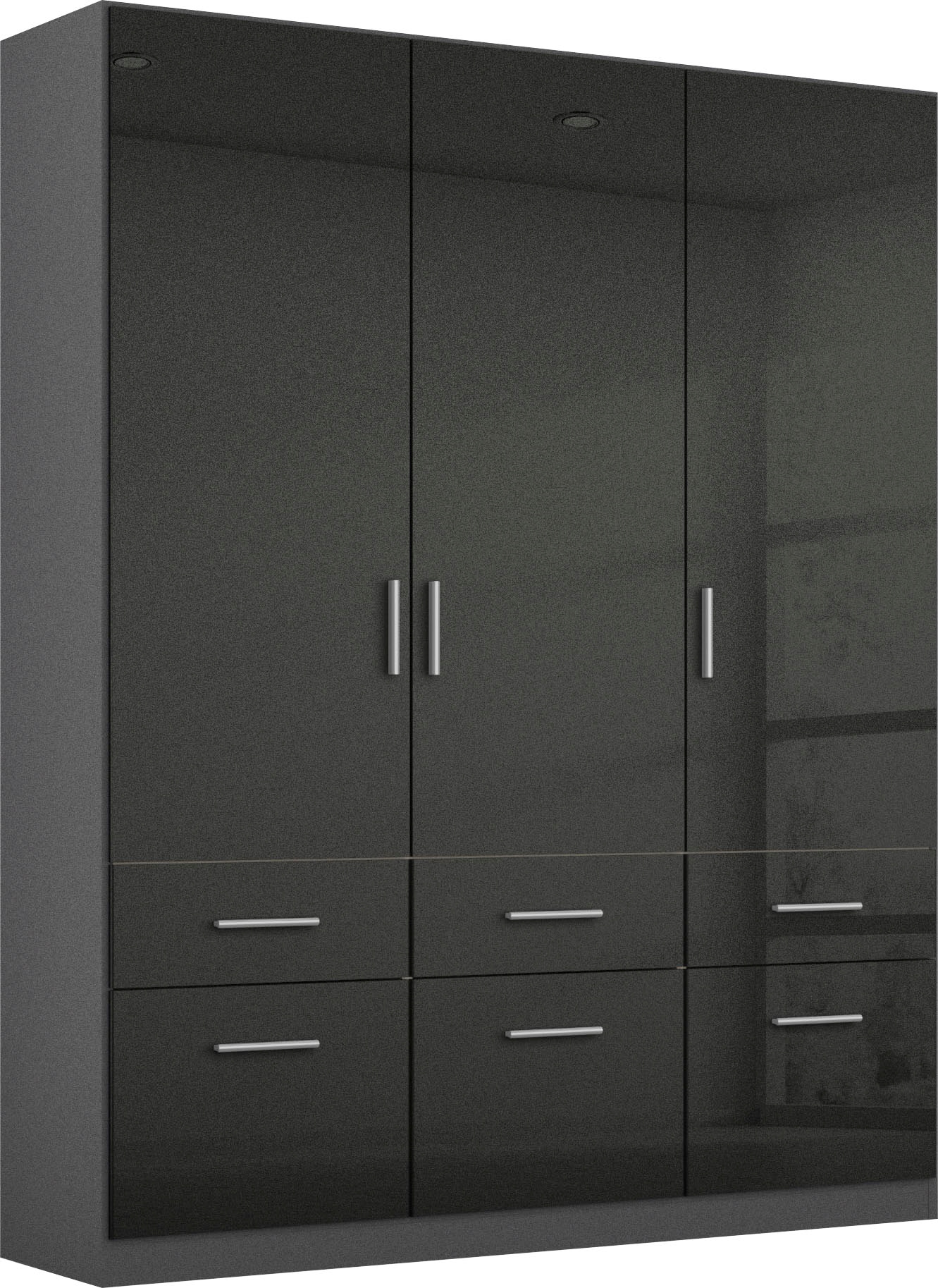 Image of rauch Kleiderschrank "Drehtürenschrank Schrank Garderobe Schlafzimmerschrank CELLE" in 4 Breiten und 2 Höhen, optional mit Schubkästen MADE IN GERMANY