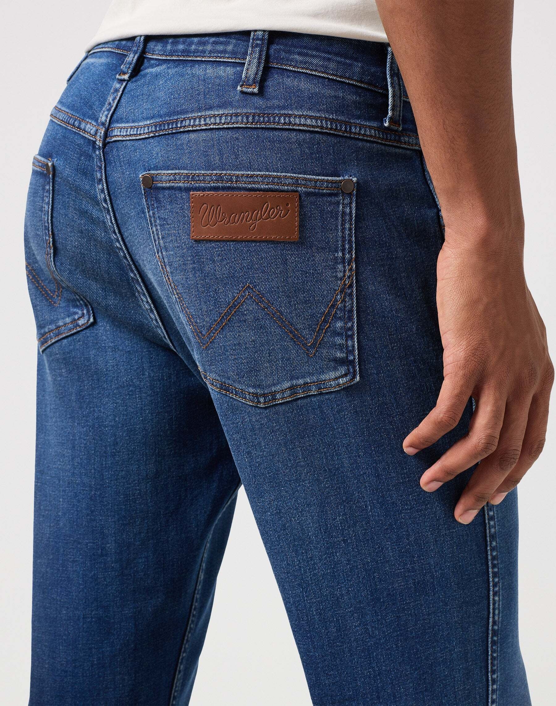 Wrangler Regular-fit-Jeans »Wrangler Jeans Straight Leg Greensboro Low Stretch«