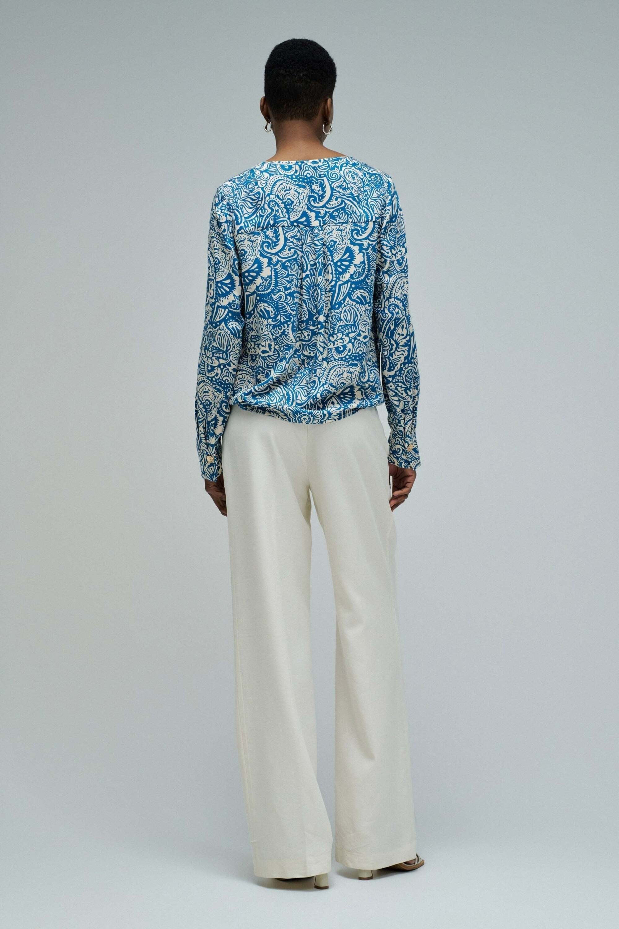 Salsa Blouse à manches longues »Salsa Jeans Langarmbluse Wrap Blouse«