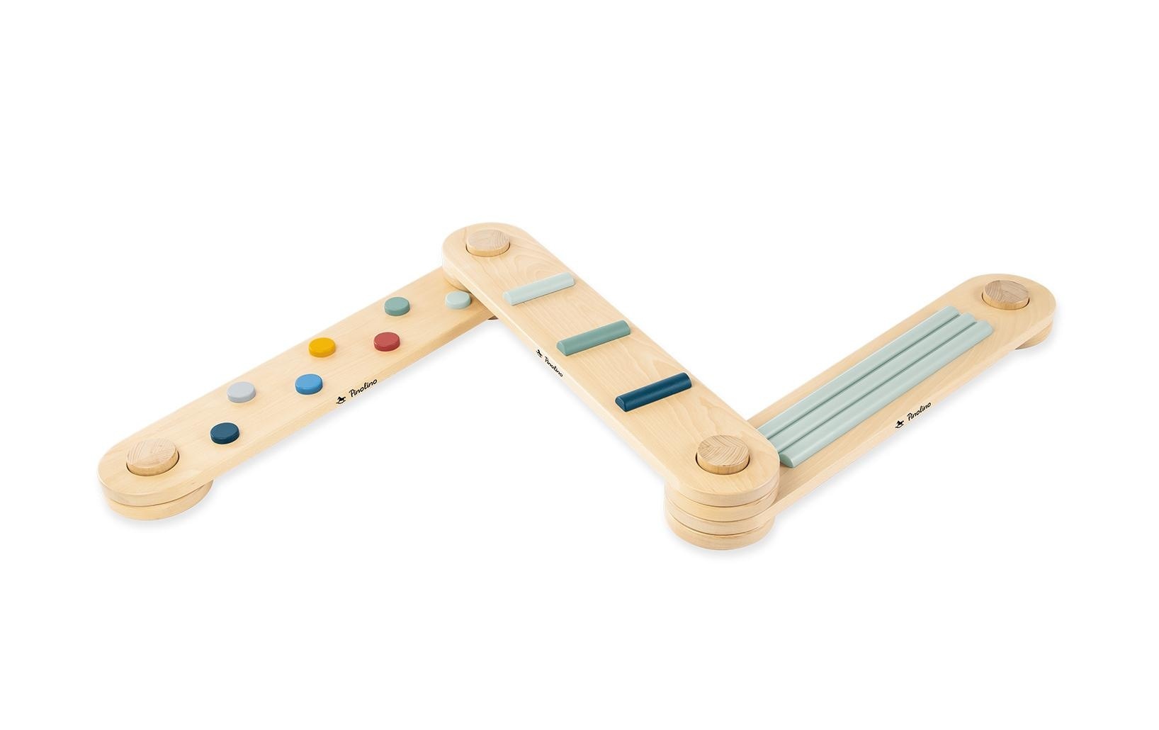 Lernspielzeug »Pinolino Balance Parcours «Kari» 9-teilig«, Holzart: Buche