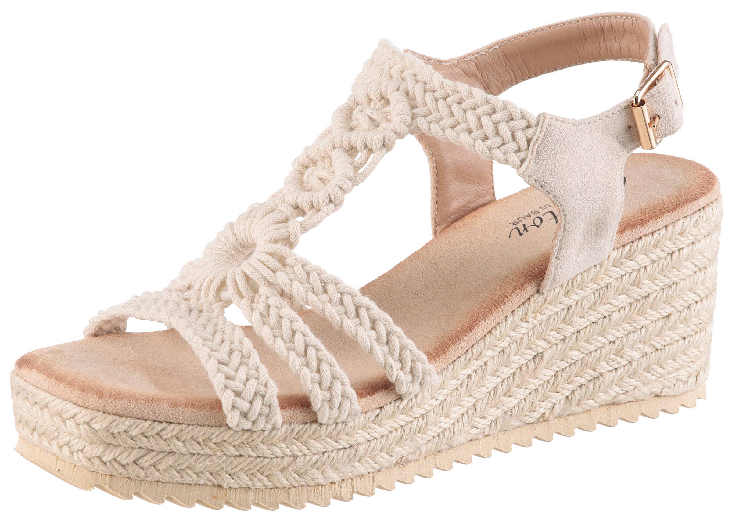 Image of Aniston SHOES Keilsandalette "Upper" Sommerschuh, Urlaubsschuh, Ethno-Look - NEUE KOLLEKTION