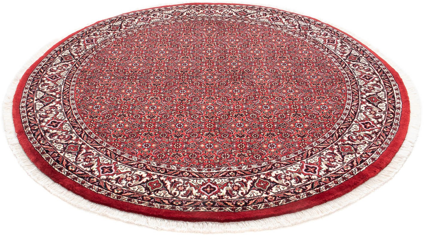 Image of morgenland Orientteppich »Perser - Bidjar rund - 150 x 150 cm - dunkelrot«, rund, 15 mm Höhe, Wohnzimmer, Handgeknüpft, Einzelstück mit Zertifikat bei Ackermann Versand Schweiz