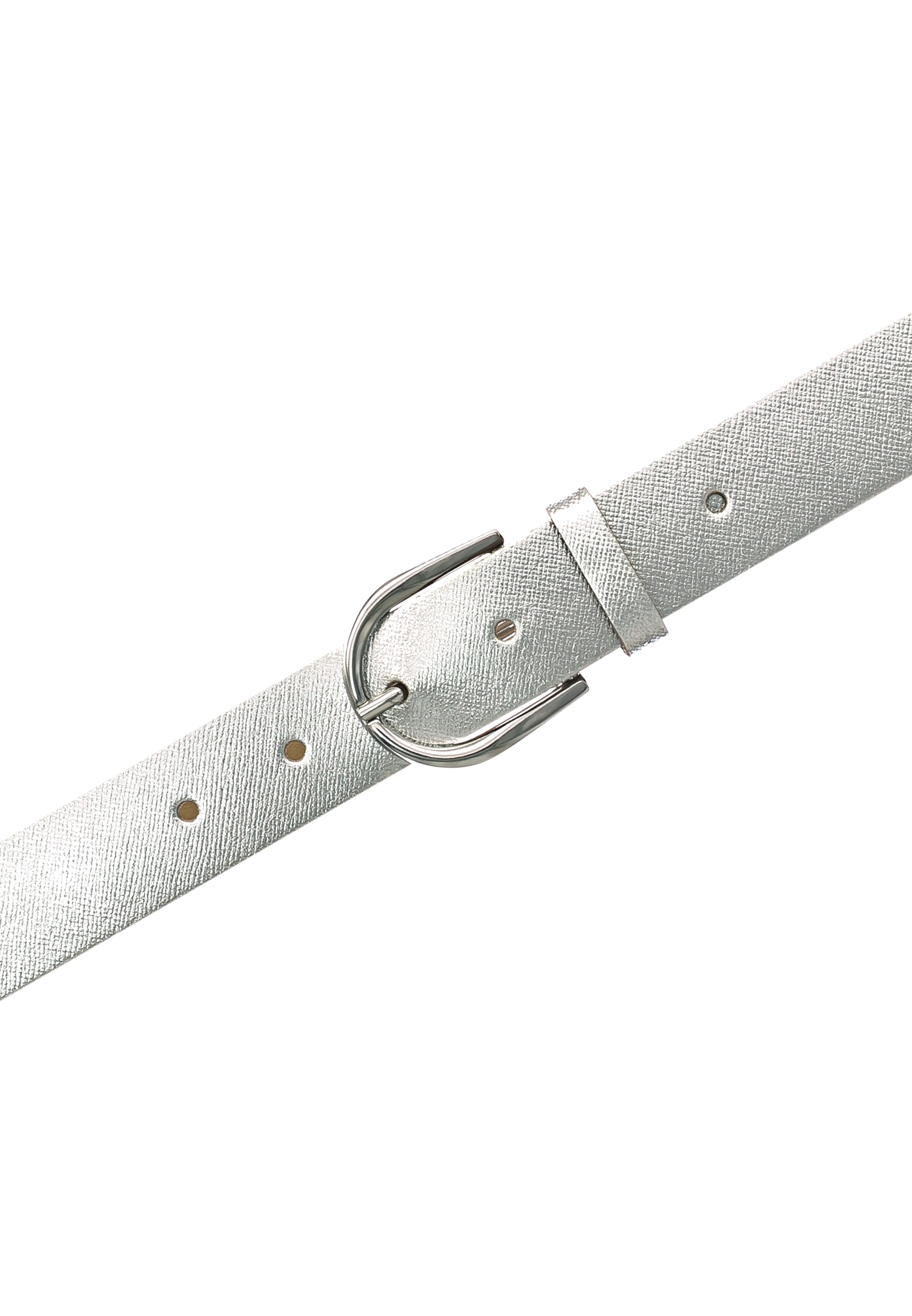 Tamaris Ledergürtel »"Cleena Silver"« 3 cm breit, leicht strukturierte Oberfläche, dezentes Markenlogo