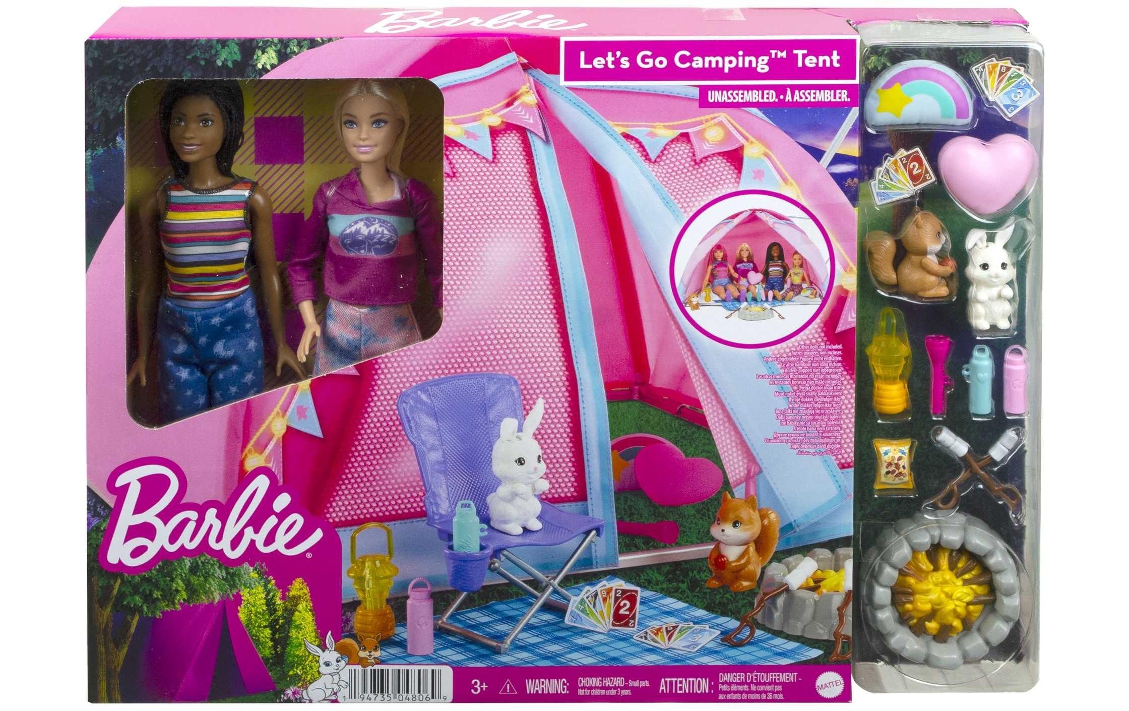 Barbie Puppen Reiseset »Camping Zelt mit 2«