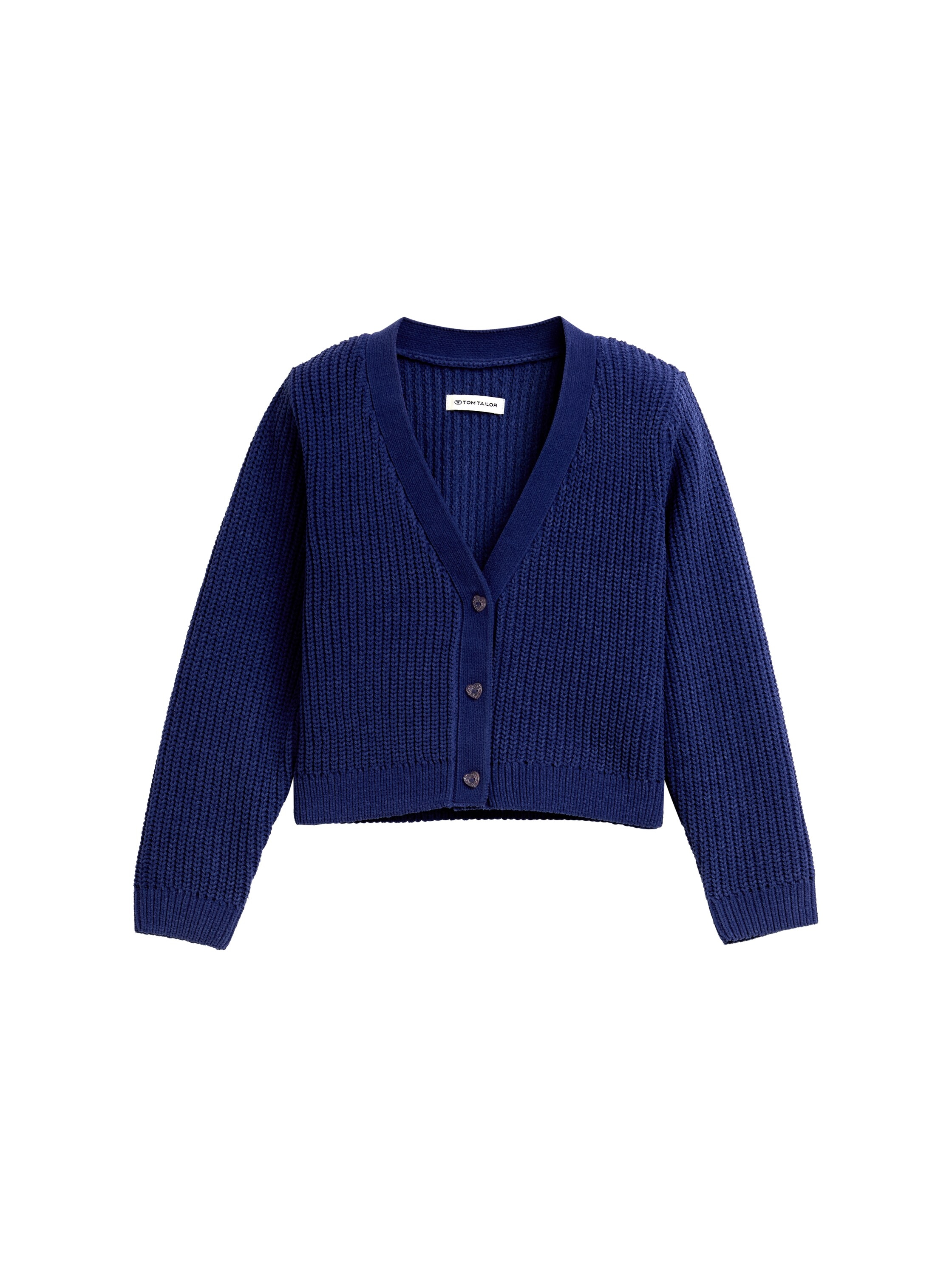 Image of TOM TAILOR Strickjacke mit V-Ausschnitt