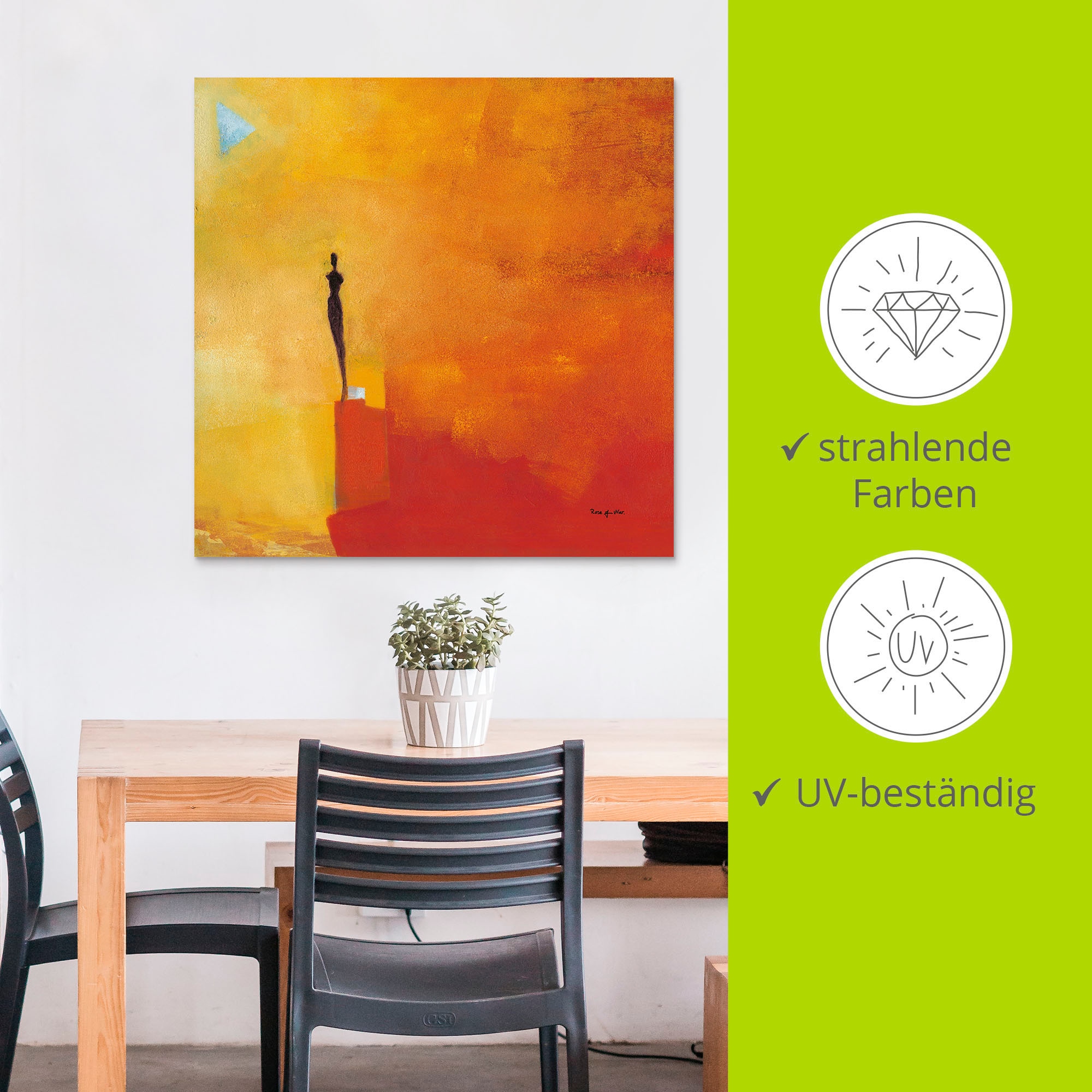 Artland Impression alu-dibond »Gigantisch - Abstrakt« 1 cuis tlg. für Innen- und Aussenbereich geeignet, Outdoorbild