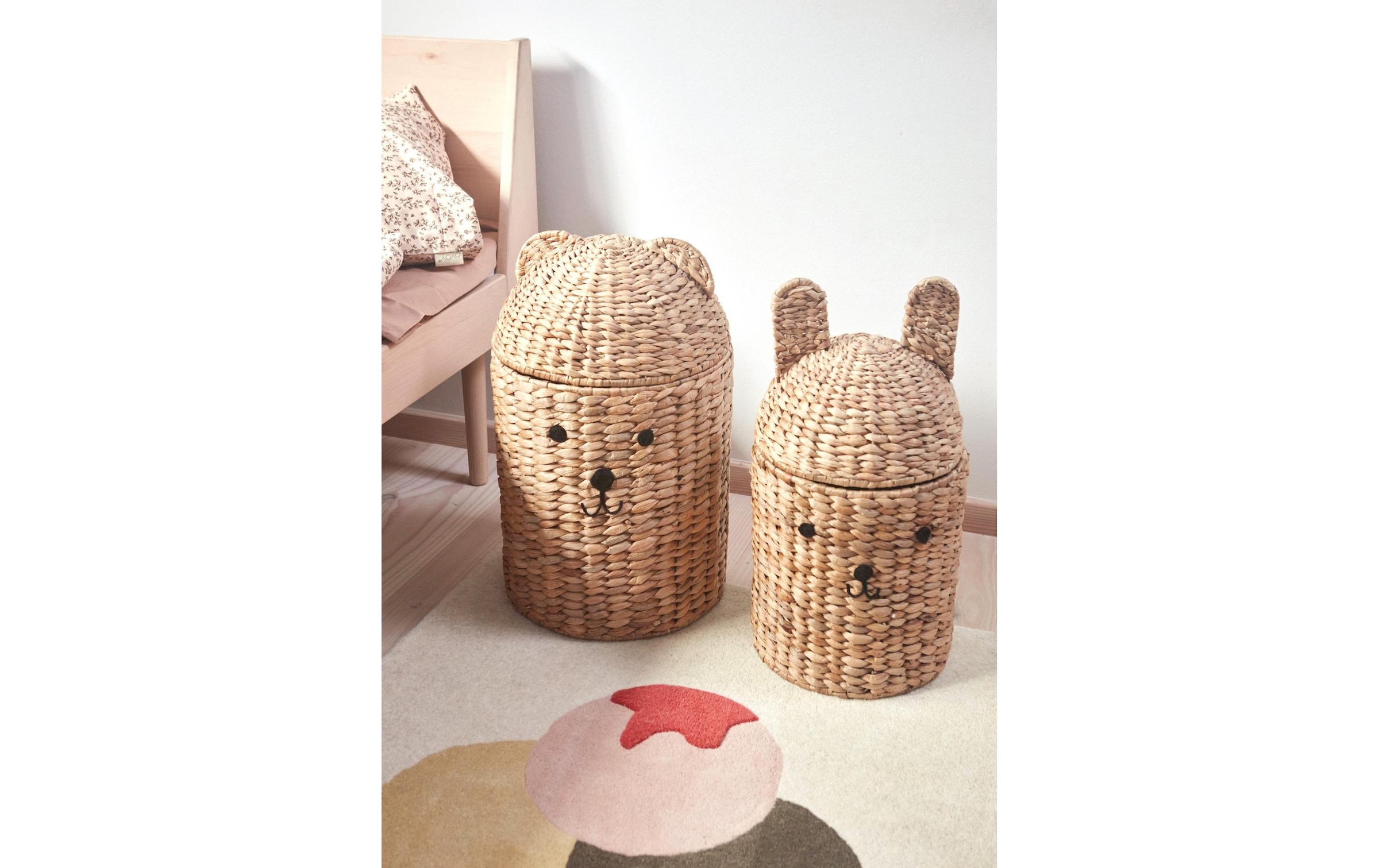 OYOY Spielzeugtruhe »Bear & Rabbit 2er Set«