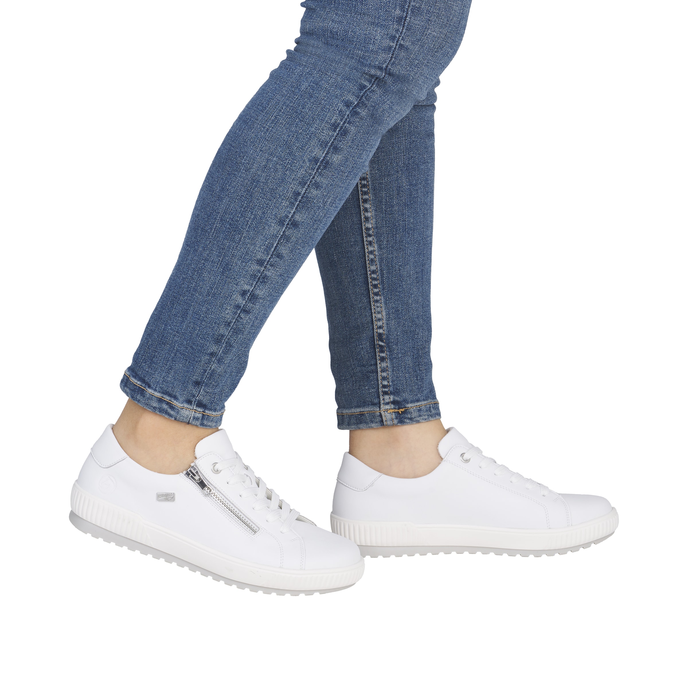 Remonte Sneakers  Chaussure de loisirs, chaussure basse avec fermeture éclair latérale et membrane TEX