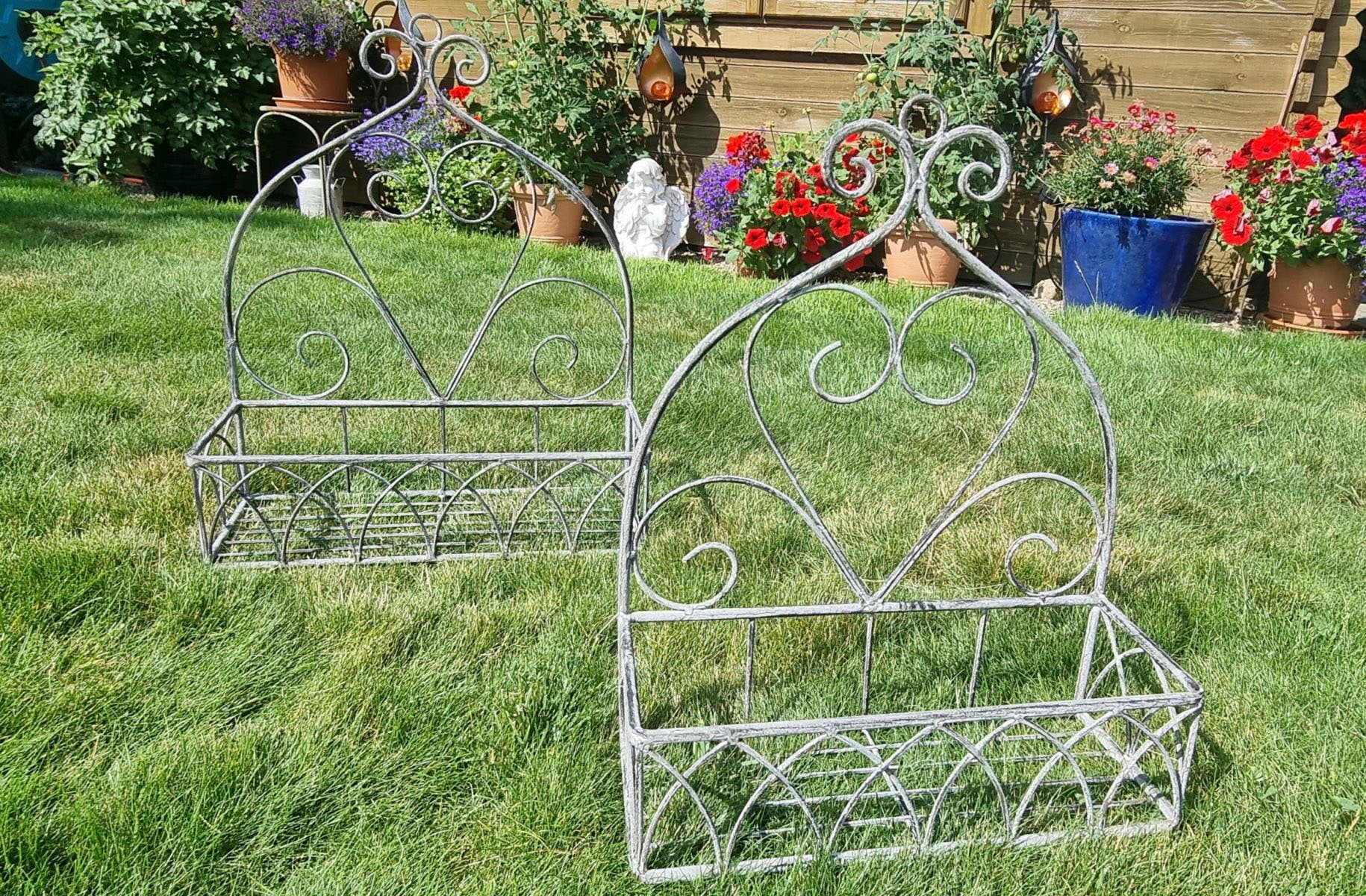 Ambiente Haus Wandregal »Wandregal 2er Set eckig in grau« 1 Stk. tlg.