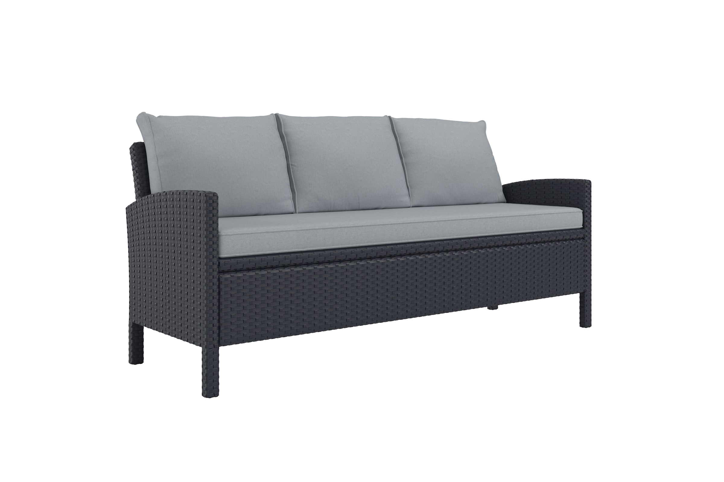 KONIFERA Gartenlounge-Set »»Brooklyn«« Set, 1x 3er Sofabank, 2 Sessel, Tisch 66x120x74 cm, inkl. Auflagen, 12 Stk. tlg. Stahl/Polyrattan