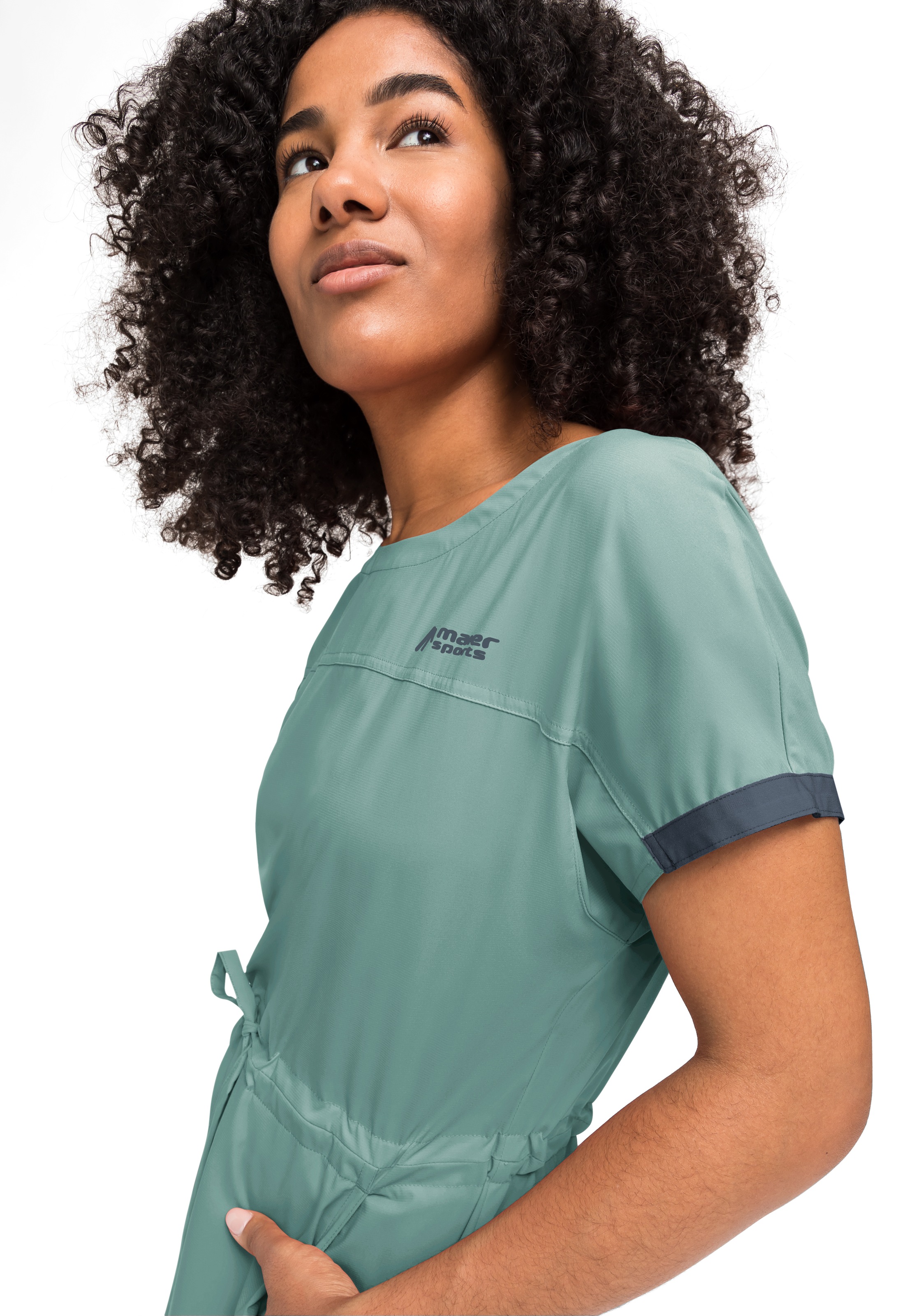 Maier Sports Midikleid »Fortunit Dress 2« Damen Kleid, sportliches Outdoorkleid, atmungsaktiv wasserabweisend