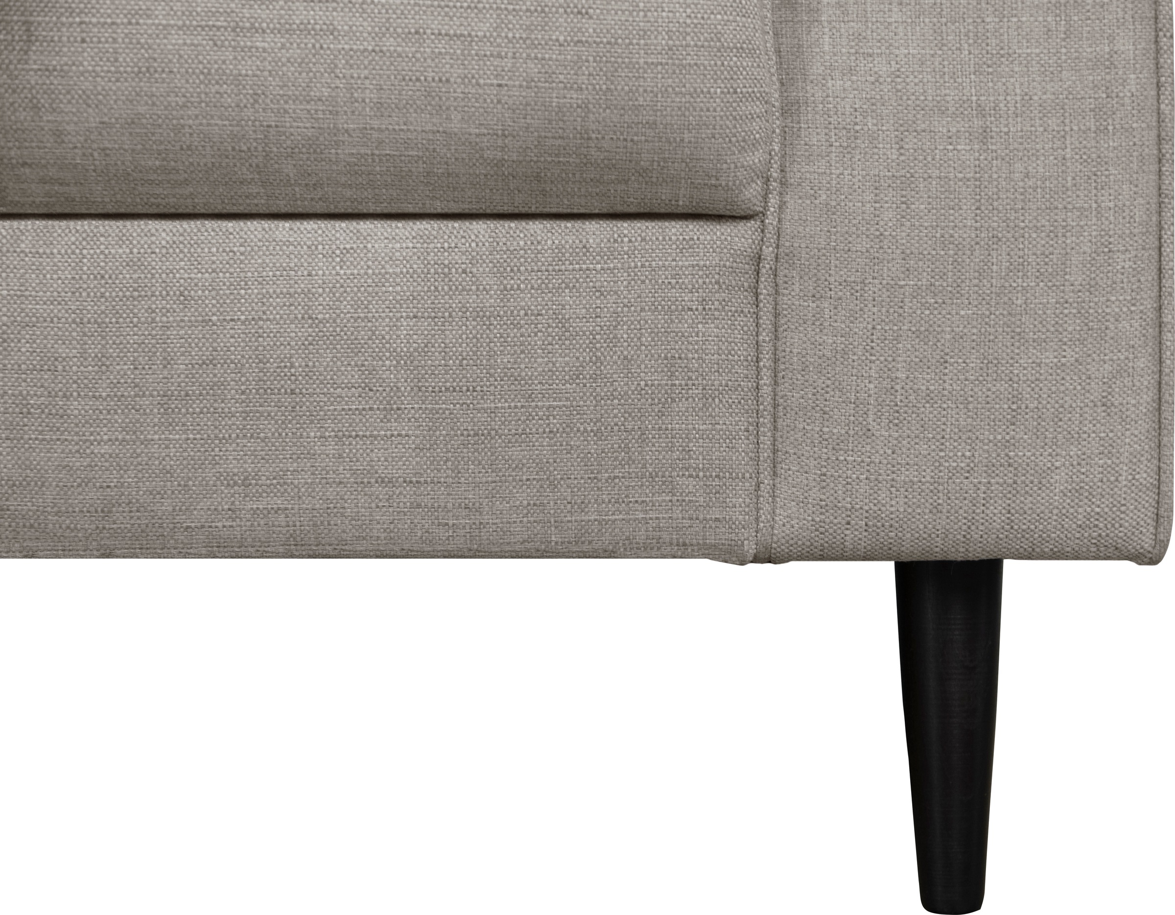 Home affaire Ecksofa »VEYRAS L-Form, hoher Sitzkomfort, Masse B/T/H: 230/150/76 cm«, mit Wellenunterfederung, incl. Rückenkissen und Zierkissen