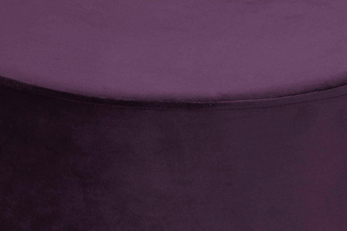 Kayoom Hocker »Nano 510, Hocker in stilvollem Design,weiche Schaumstoff-Sitzfläche«, (1 St.), Golz Akzente, mit pflegeleichtem Stoffbezug, grosse runde Form