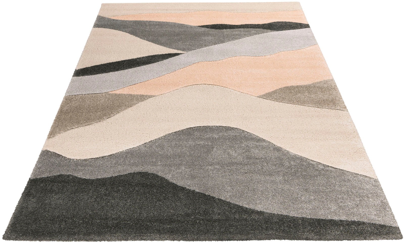 Image of Obsession Teppich »My Honolulu 500«, rechteckig, 23 mm Höhe, Kurzflor, Wellen Muster, ideal im Wohnzimmer & Schlafzimmer bei Ackermann Versand Schweiz