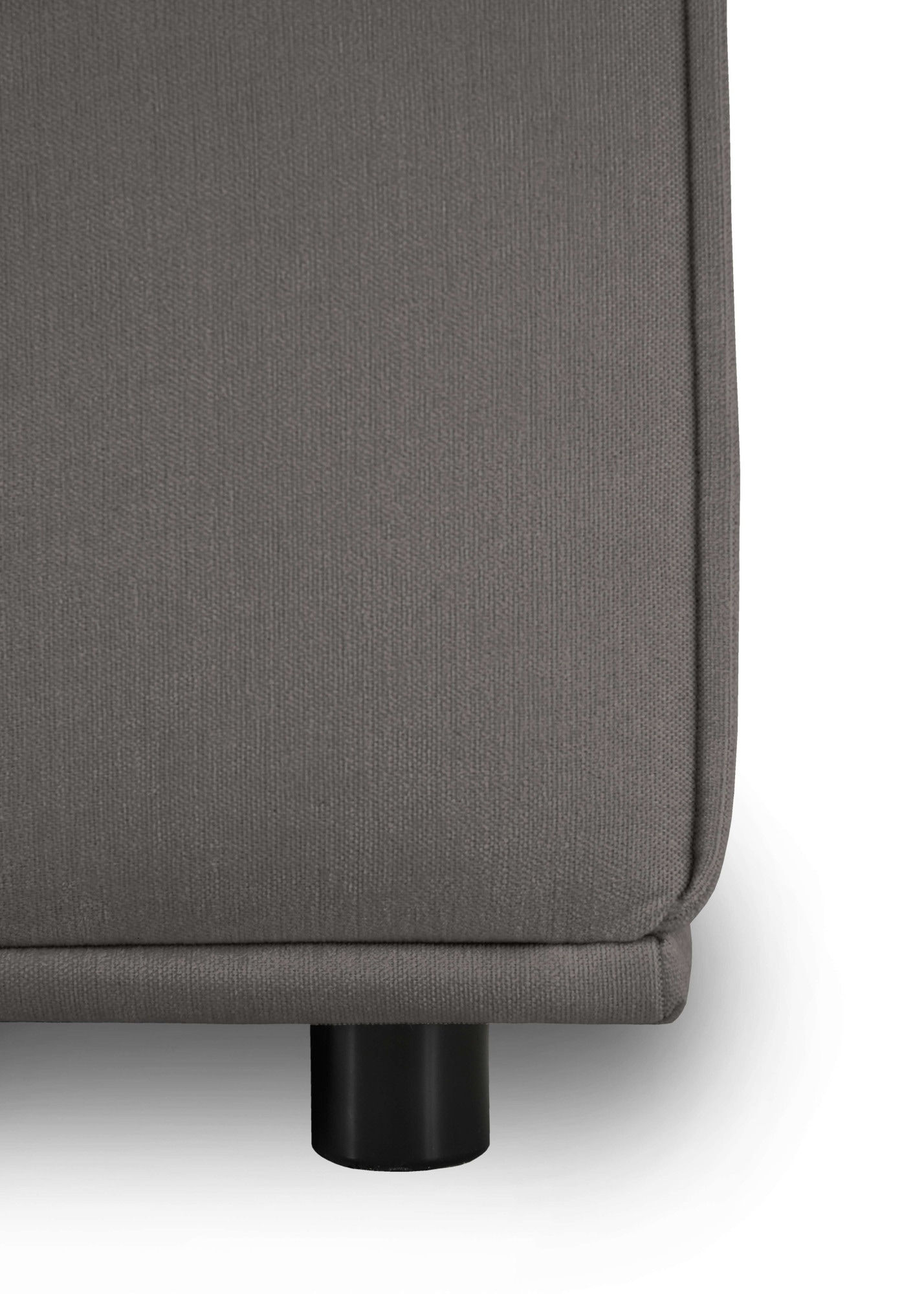 Home affaire Ecksofa »Avelin, 228 cm, L-Form, Chenille, Struktur-Boucle« mit Wellenunterfederung, Kedernaht, bodentief, Skandi-Design