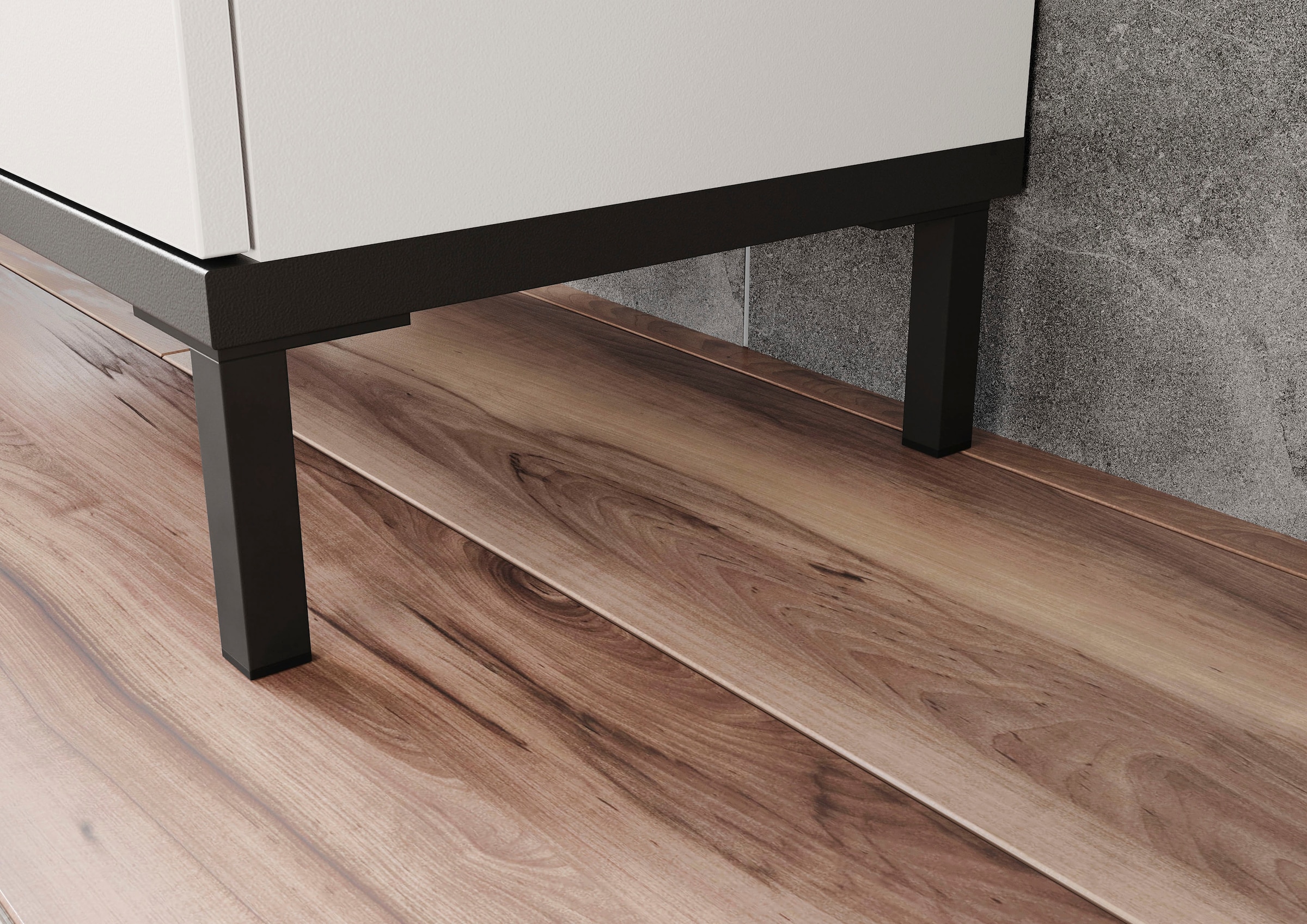 GERMANIA Armoire intermédiaire »Yonkers« Melaminharzbeschichtung, Hochwertige ABS-Kanten, Steggriffe