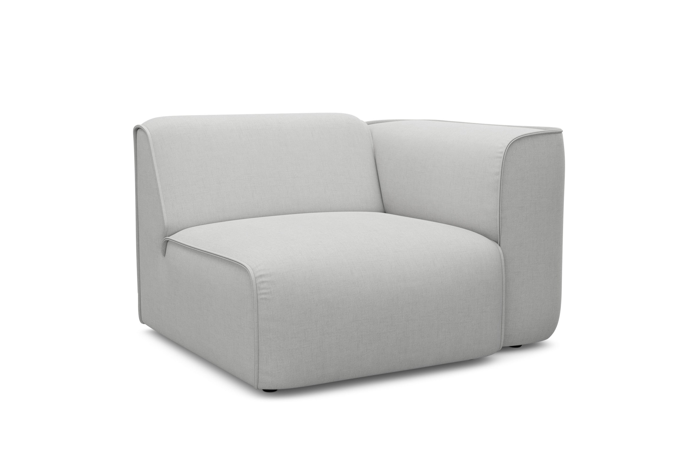 RAUM.ID Sessel »Merid Sofa-Eckelement, Masse B/T/H: 109/97/46 cm«, als Modul oder separat verwendbar, für individuelle Zusammenstellung