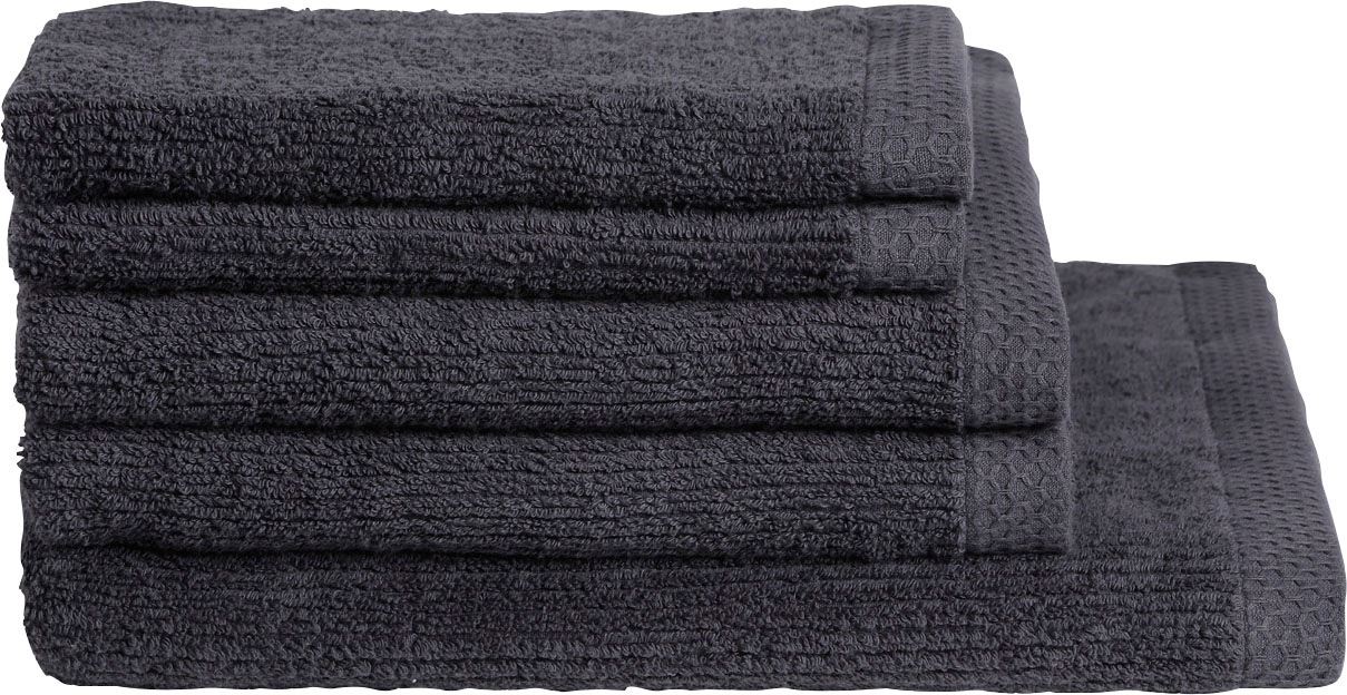 Image of Seahorse Handtuch Set »Ridge«, 5 tlg., Walkfrottee bei Ackermann Versand Schweiz