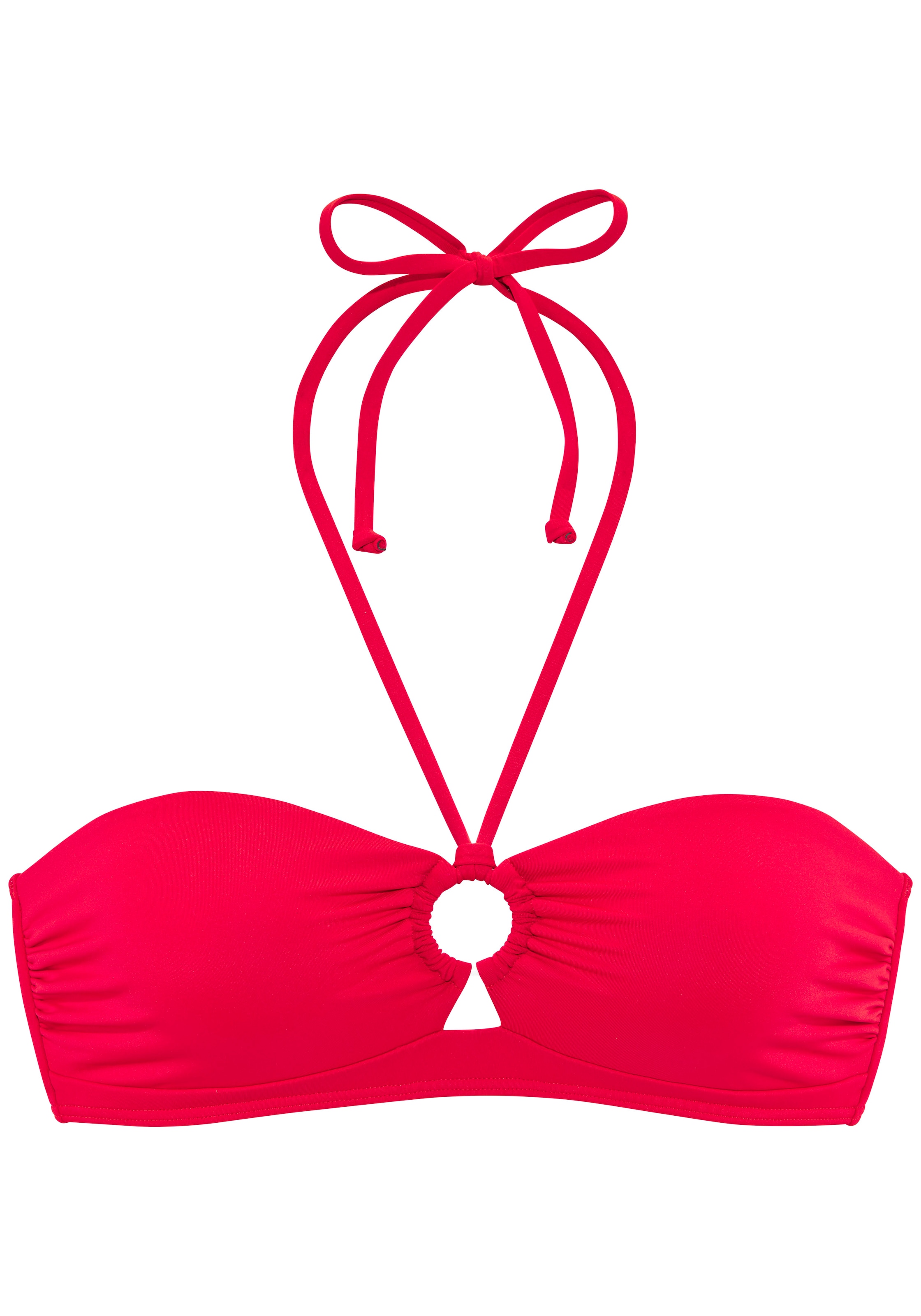 s.Oliver Bandeau-Bikini-Top »Beverly« mit kontrastfarbigem Zierring