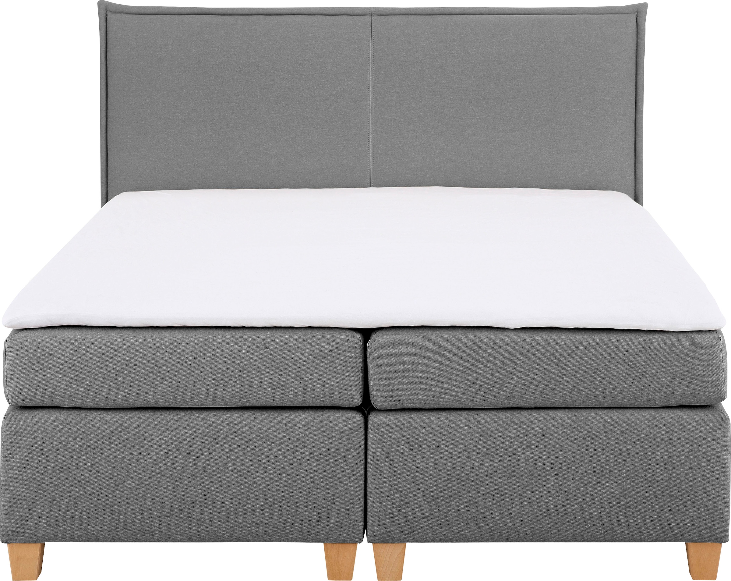 Home affaire Boxspringbett »Houssay« inkl. Topper, 5 Breiten, 2 Härtegraden auch in Überlänge 220 cm