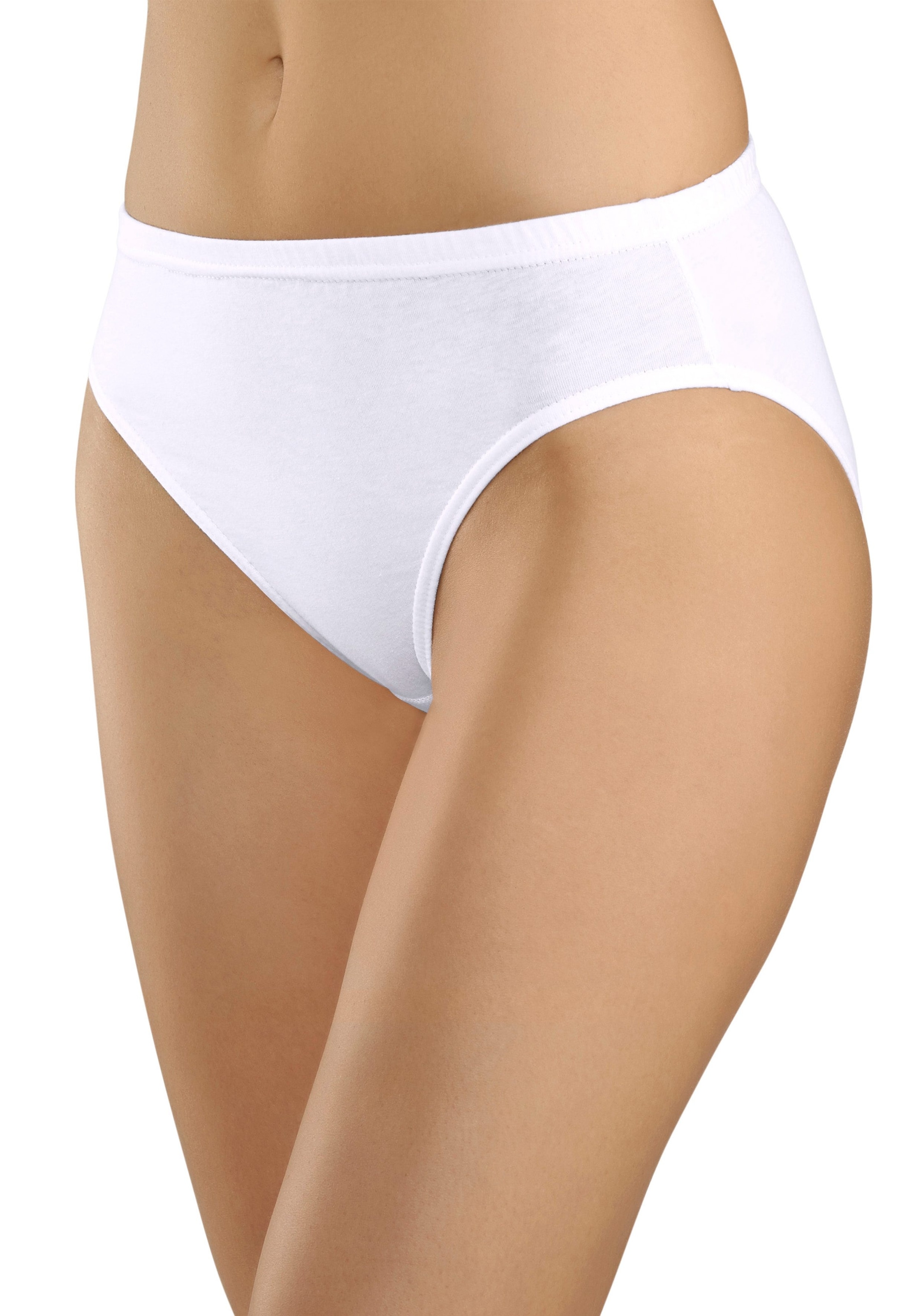 petite fleur Jazz-Pants Slips, (6er-Pack), aus reiner Baumwolle