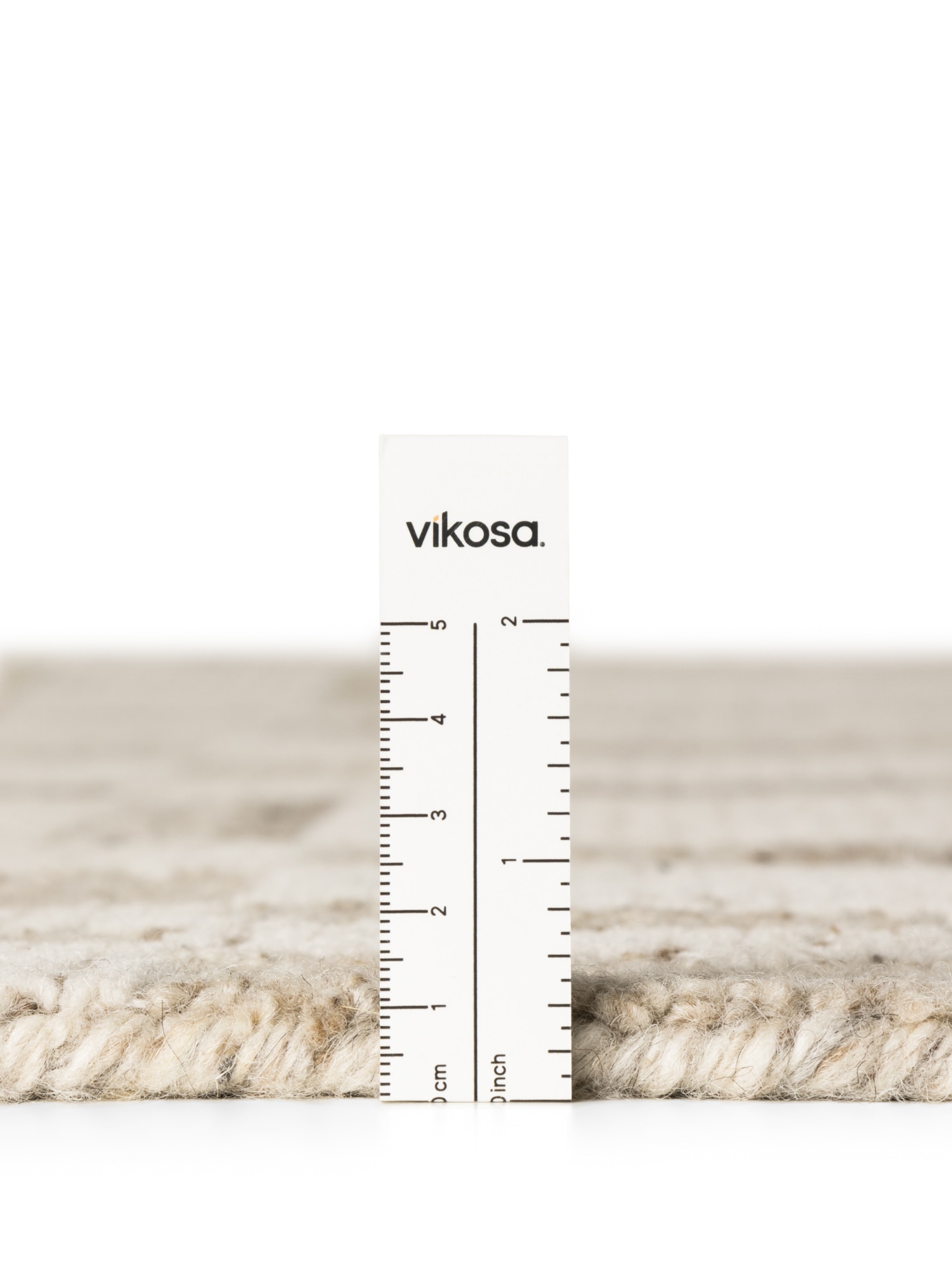 vikosa Wollteppich »Linara« rechteckig 15 mm Höhe Handgemacht, Grafisch, Streifen, Natur, Wolle, Wohnzimmer,Schlafzimmer