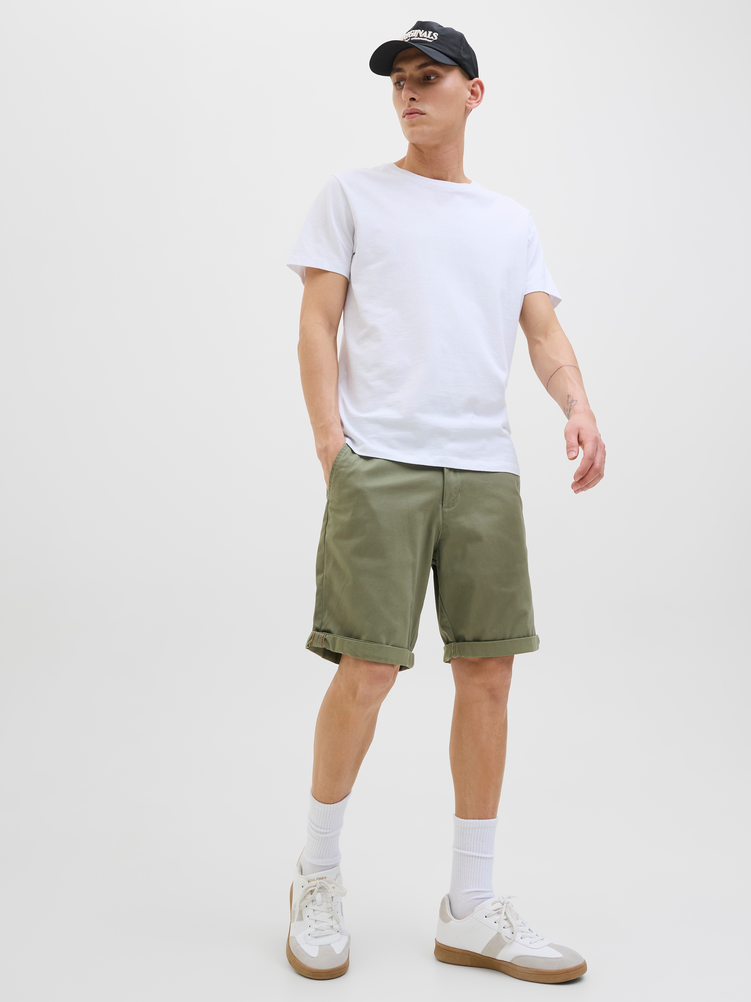 Jack & Jones Short en chino »JPSTBOWIE JJSHORTS S«  mit Aufschlag