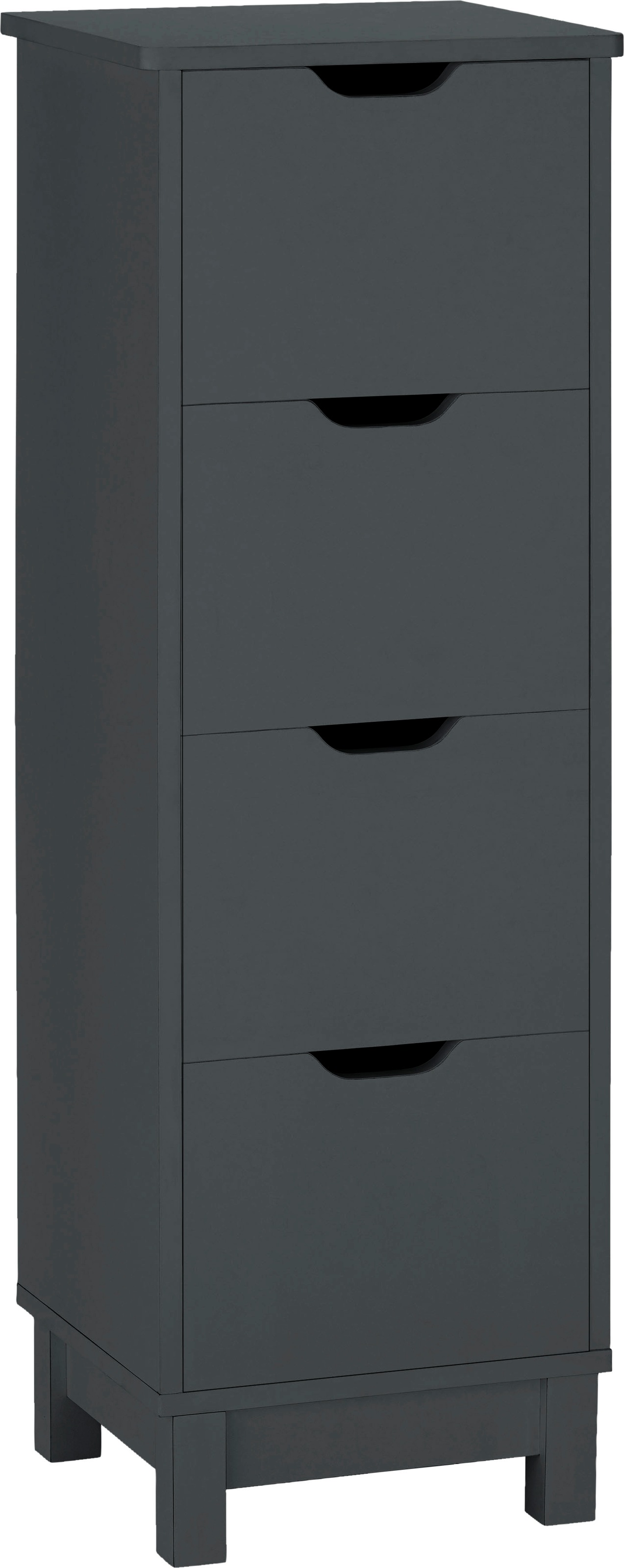 Image of my home Badkommode »Posta«, mit 4 Schubkästen, eingefräste Griffmulden, Breite 33 cm, Höhe 100 cm bei Ackermann Versand Schweiz