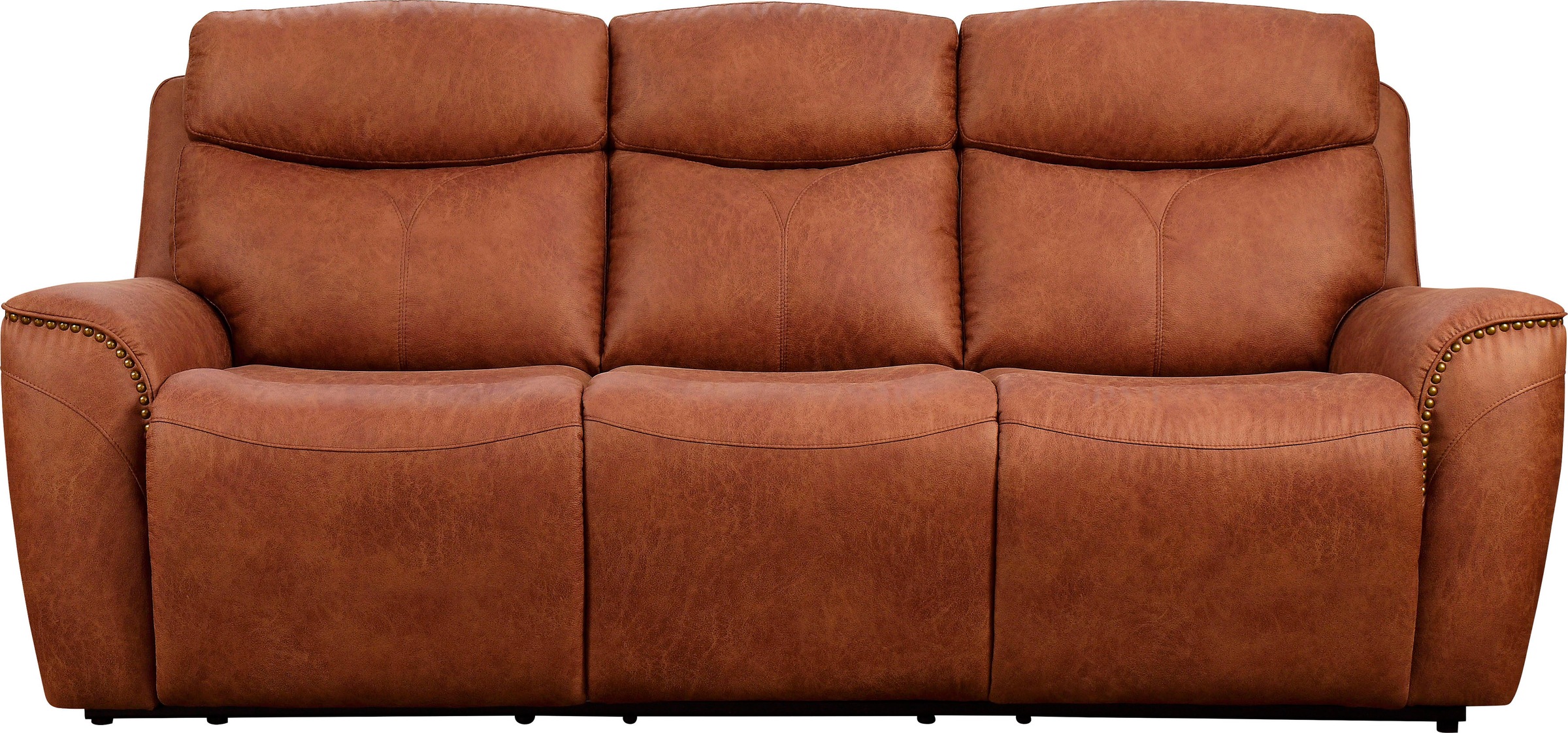 Image of Home affaire 3-Sitzer »Pius«, mit 1 Relaxfunktion und Nieten an den Armlehnen, Federkern bei Ackermann Versand Schweiz