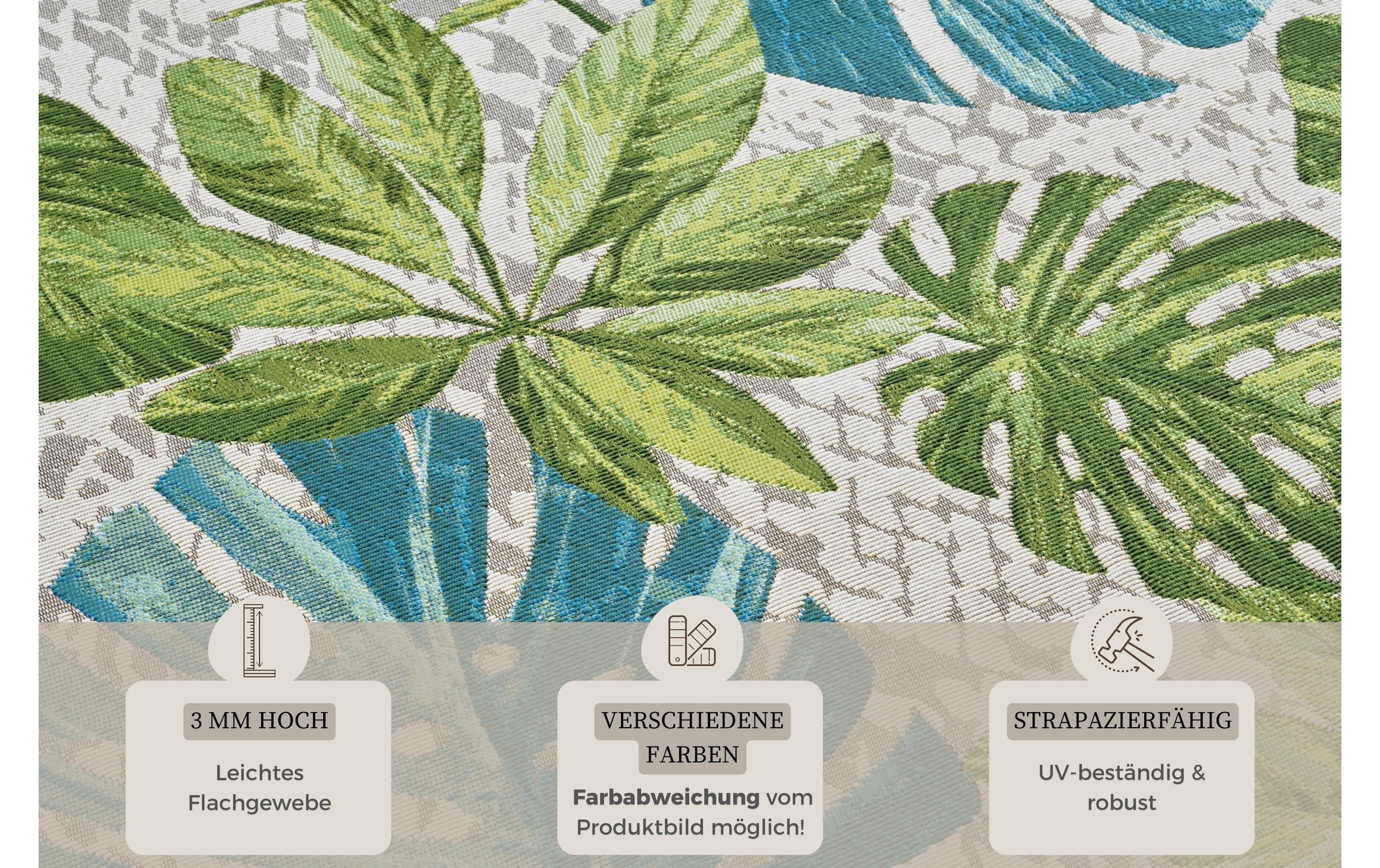 HANSE Home Teppich »Tropical Leaves«