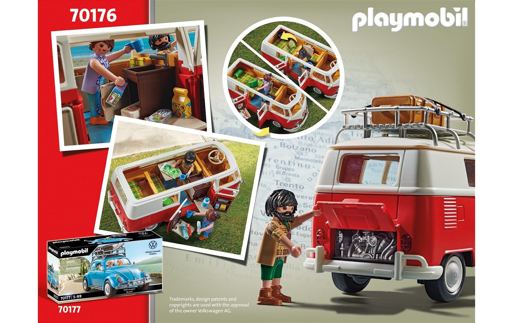 Playmobil® Spielbausteine »Volkswagen T1 Camping Bus 70176«